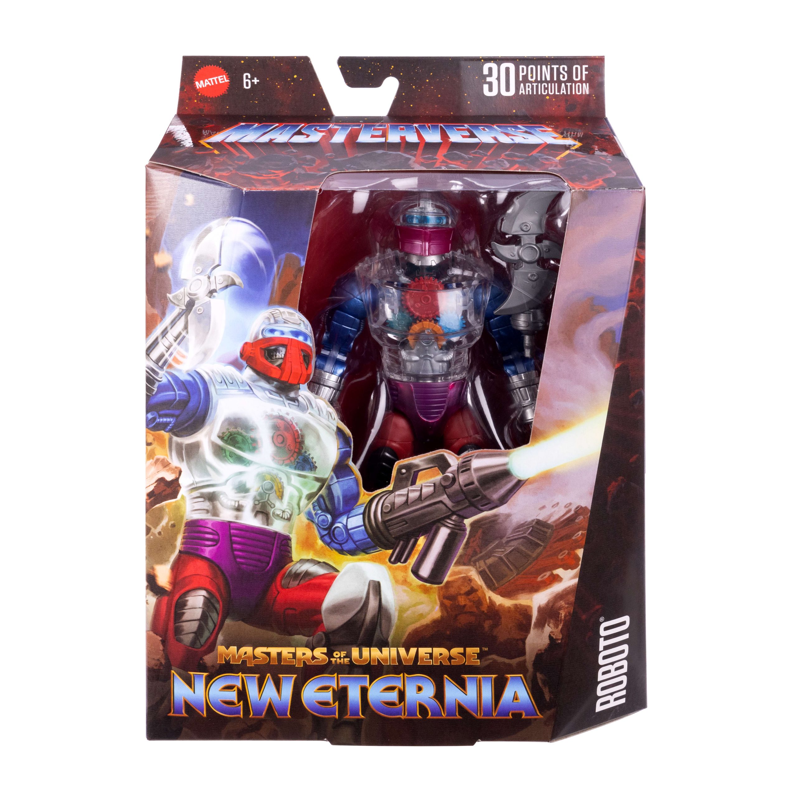 Masters Of The Universe Masterverse New Eternia Roboto Action Figure. MOTU Toy Hero. 30 Articulations - Image 2