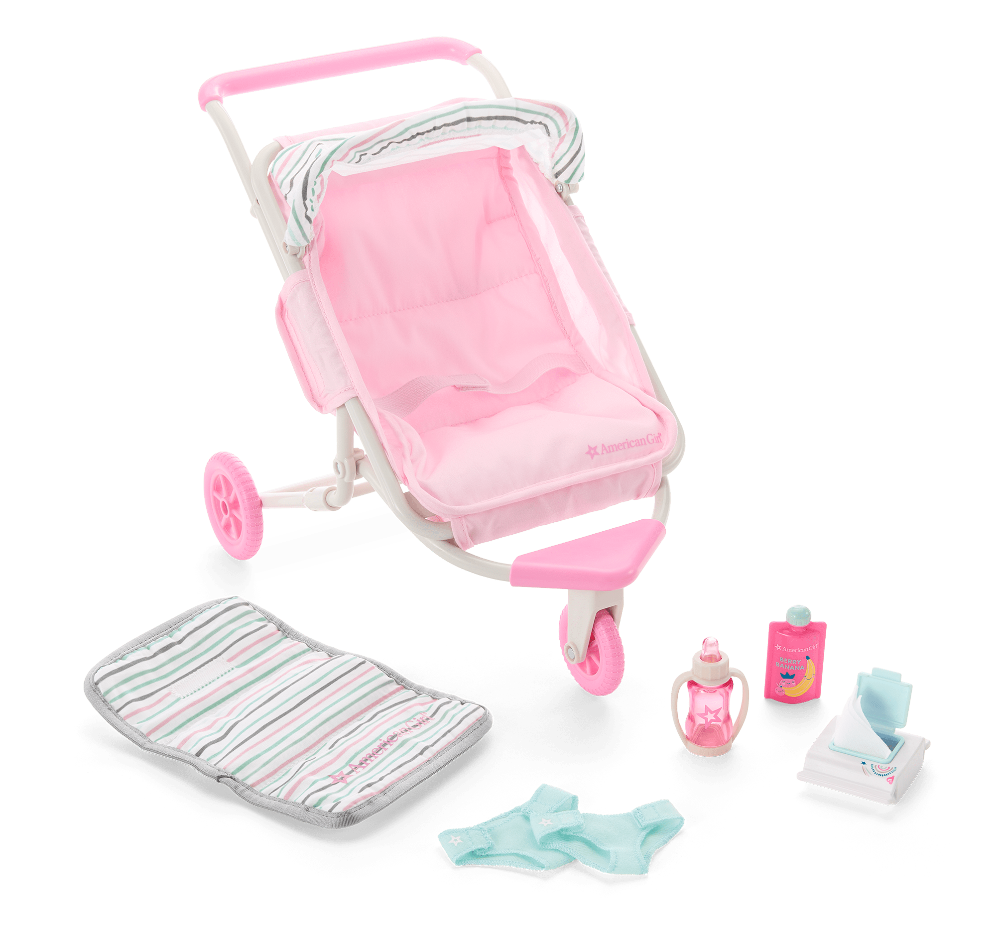 Little Bitty Baby™ Double Stroller Set for 7.75-inch Dolls - Image 2