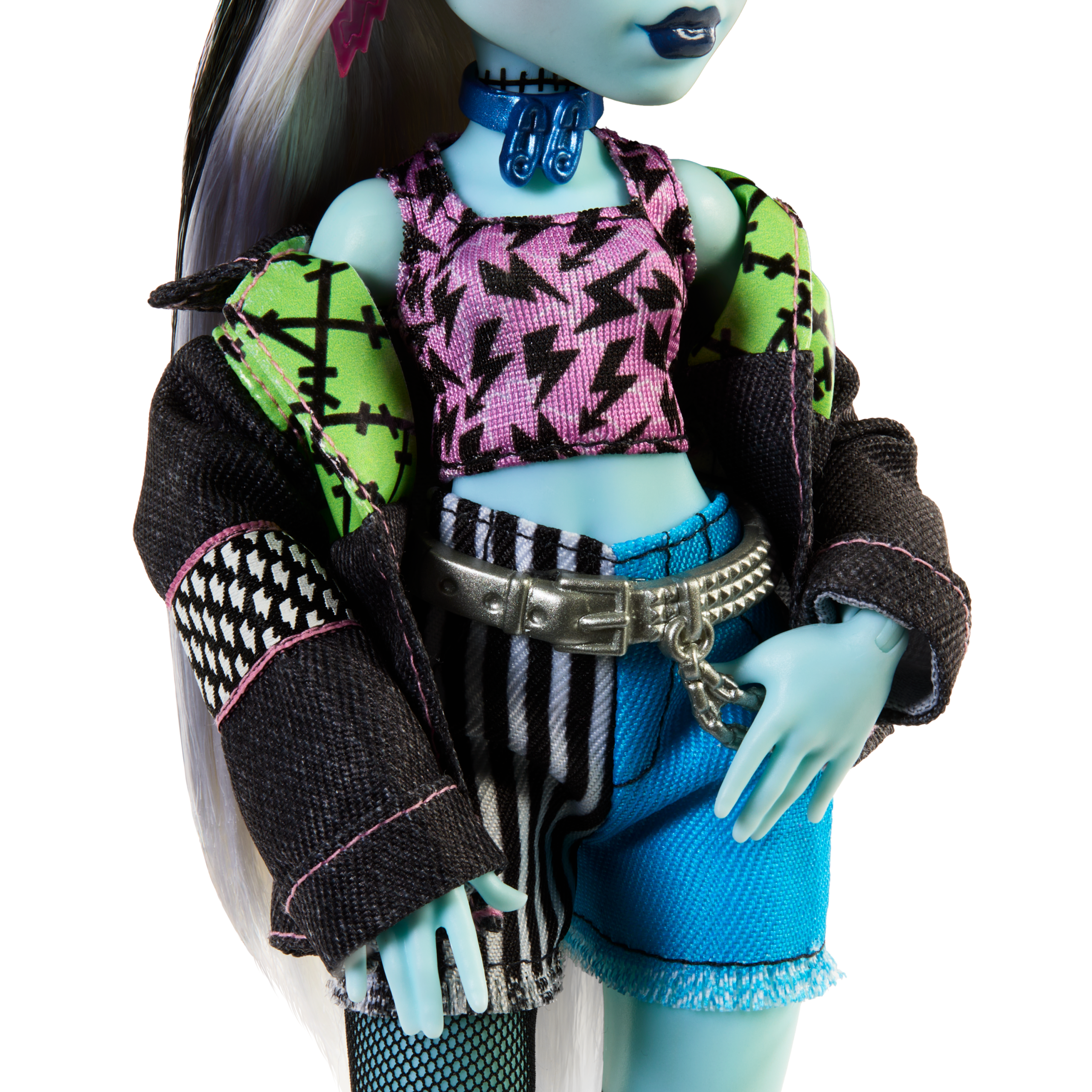Monster High Frankie Stein Fashion Doll With Pet Watzie And Accessories - Image 4