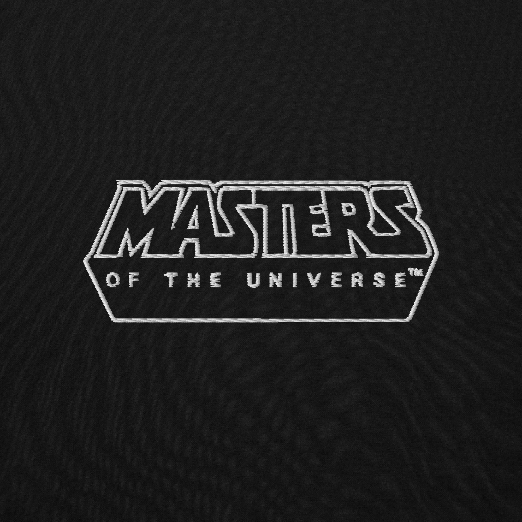 Masters of the Universe Skeletor Love Language Embroidered Black Hoodie - Image 5