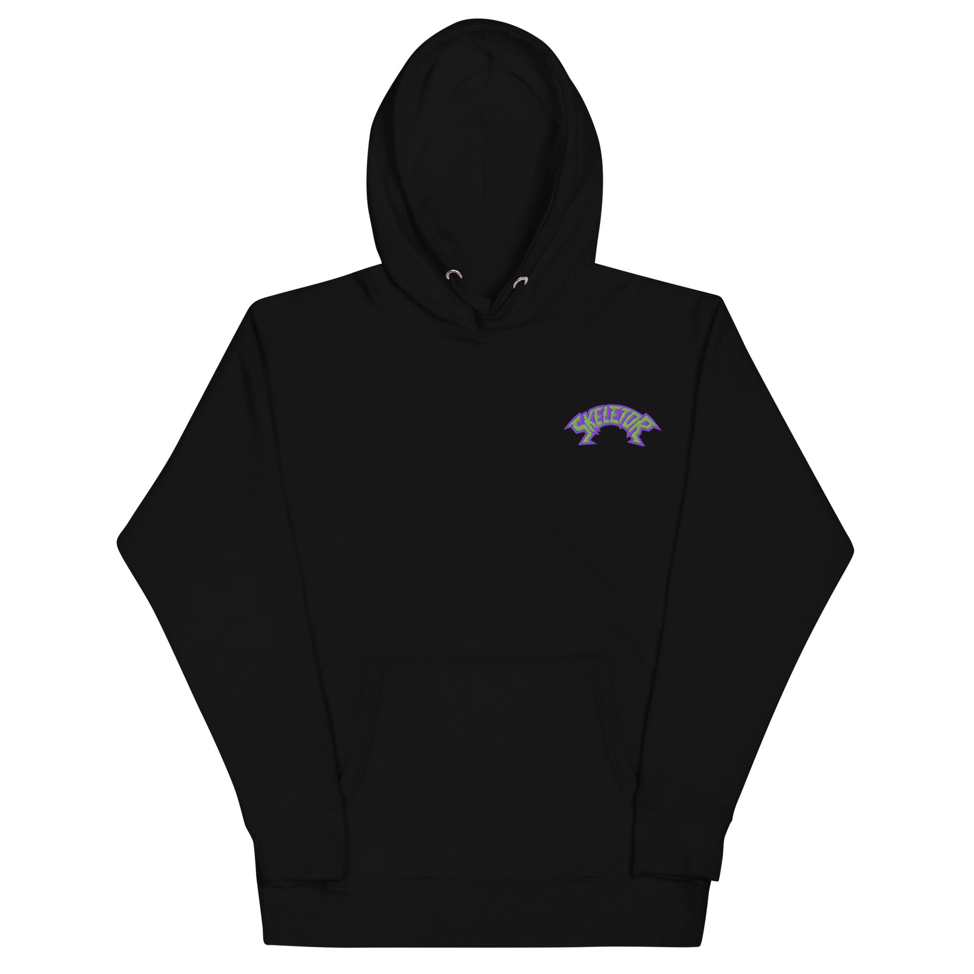 Monster High Masters of the Universe Skeletor Embroidered Black Hoodie - Image 2