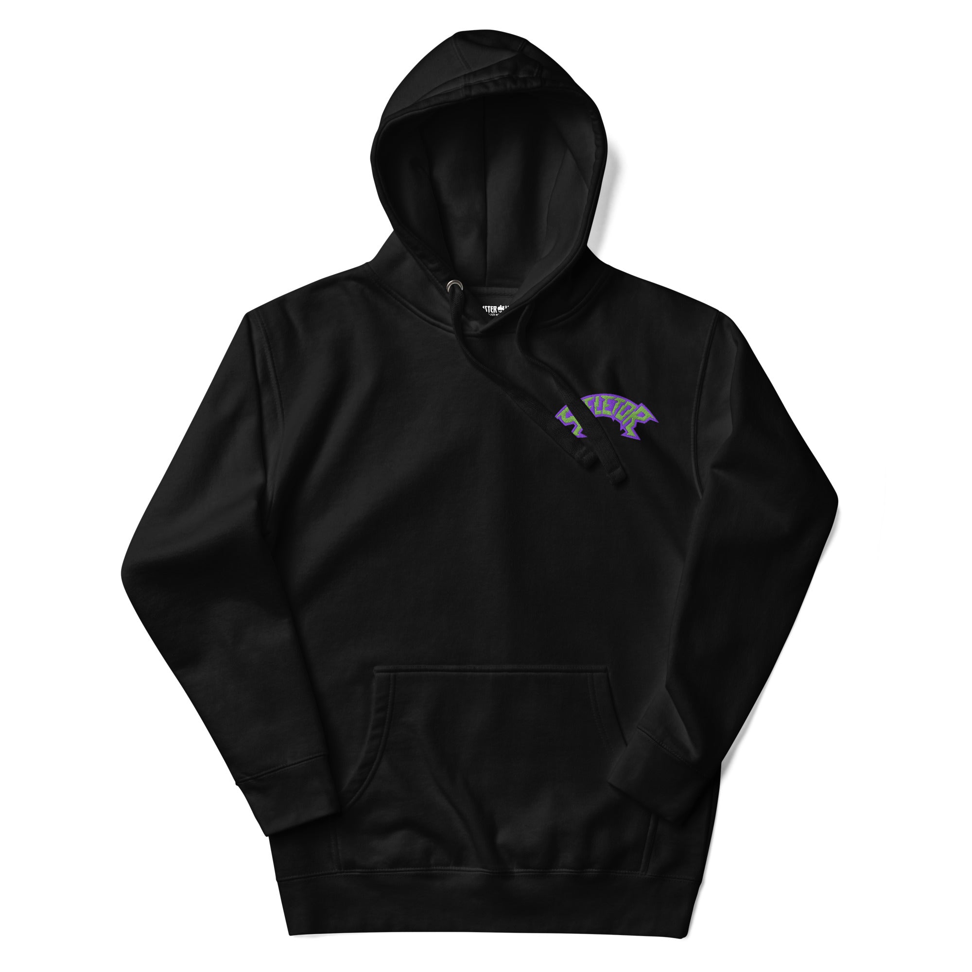 Monster High Masters of the Universe Skeletor Embroidered Black Hoodie - Image 5