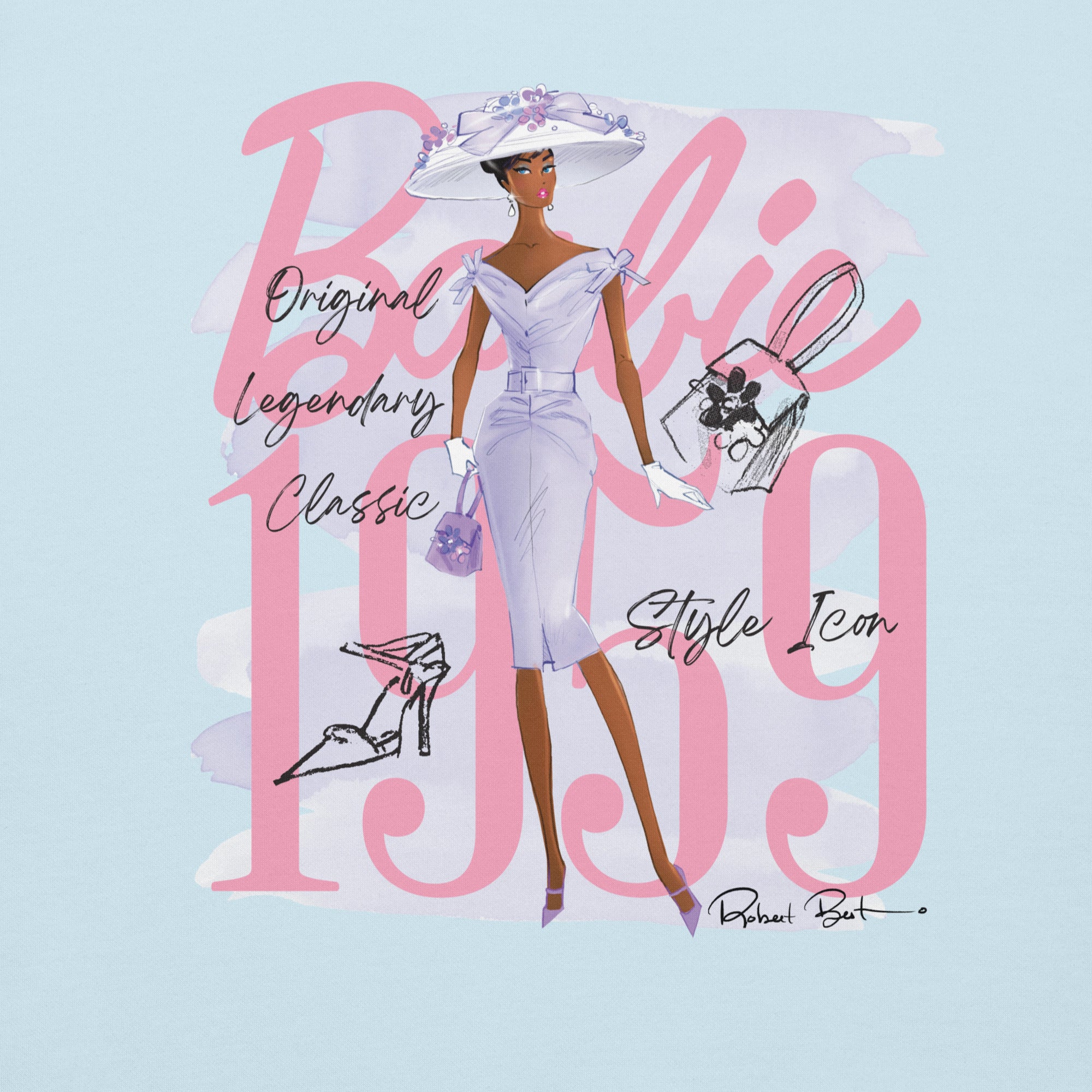 Barbie Artist Series Robert Best Light Blue Hoodie - Image 6