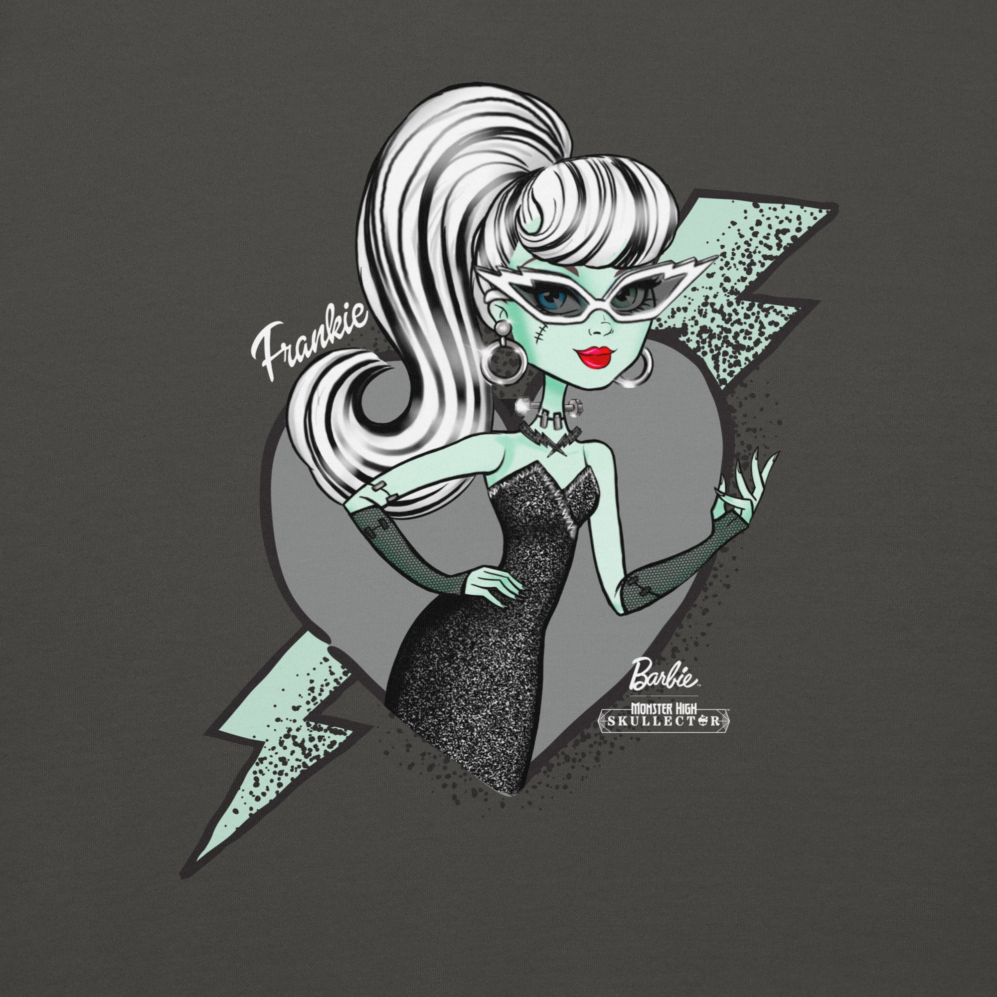 Monster High Barbie Frankie Barbie Gray Hoodie - Image 4