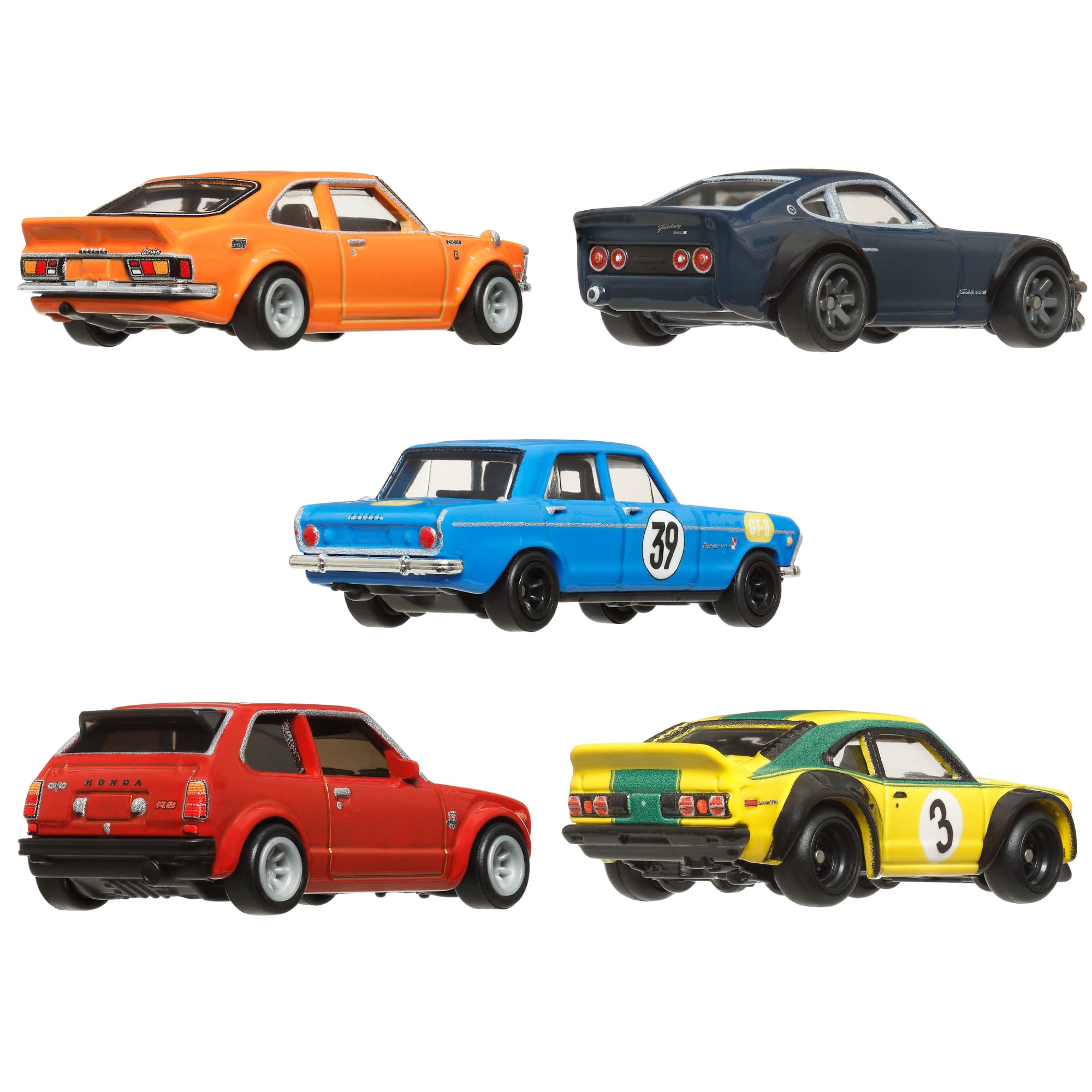 Hot Wheels Premium Car Culture Japan Historics 4 5-Vehicle Set in Collectible Container - Image 6