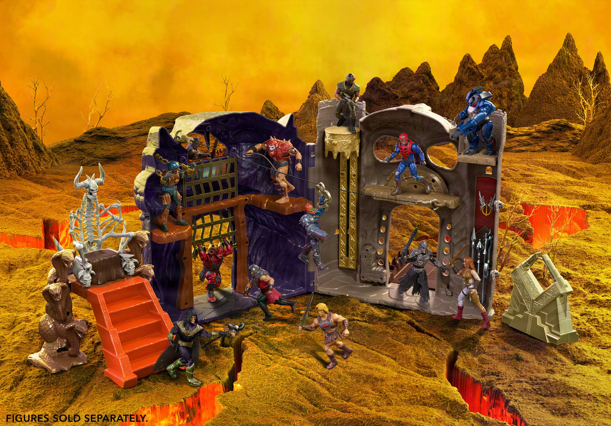 Masters of the Universe Filme Conjunto de Brinquedo Conjunto de Jogo 2 em 1 de Eternia - Image 2