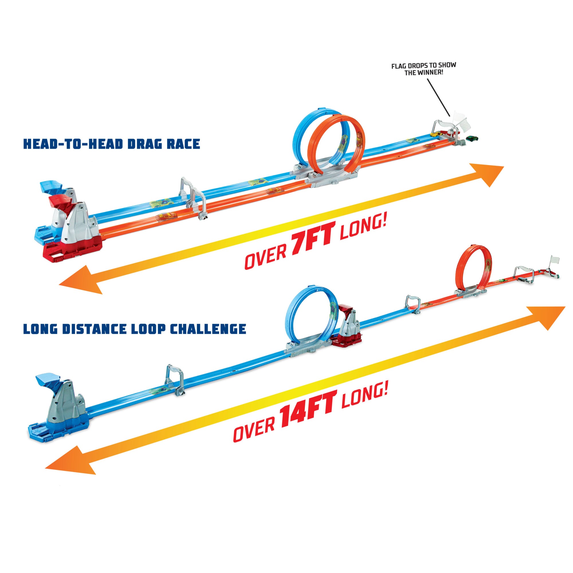 Hot Wheels Double Loop Dash. Track Set - Image 4
