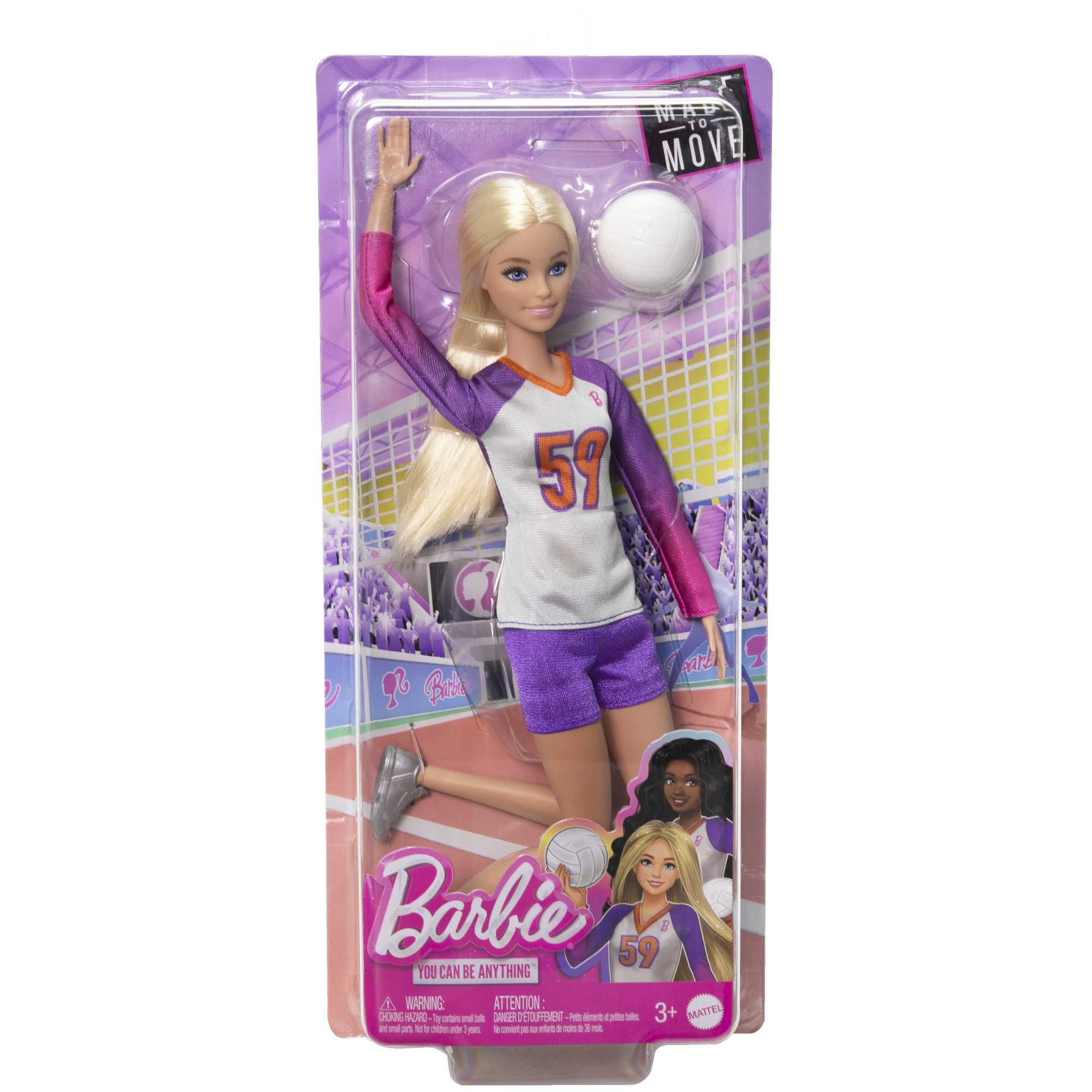 Barbie Profesiones Muñeca Jugadora de Vóleibol - Image 6