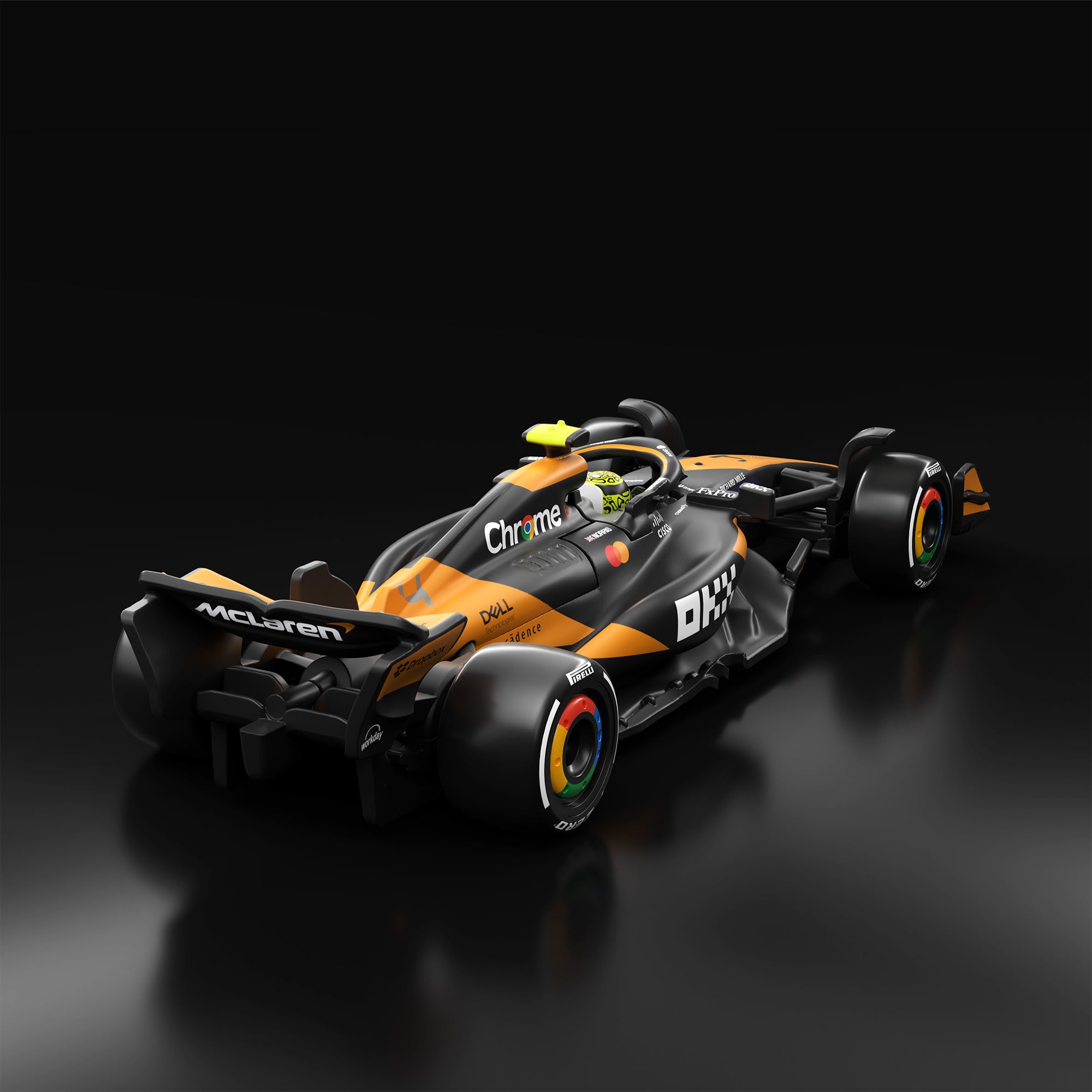 Hot Wheels F1 Series: 2024 McLaren Formula 1 Team MCL38 Car #4 - Image 3