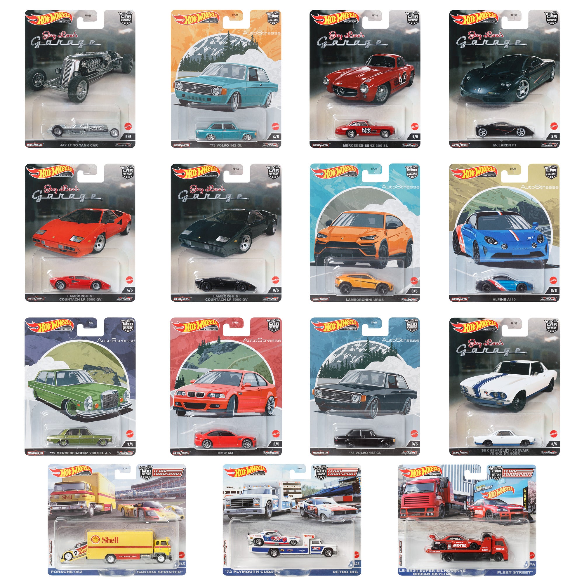 Hot Wheels Car Culture & Team Transport Factory Set 1 of 4 - Image 3
