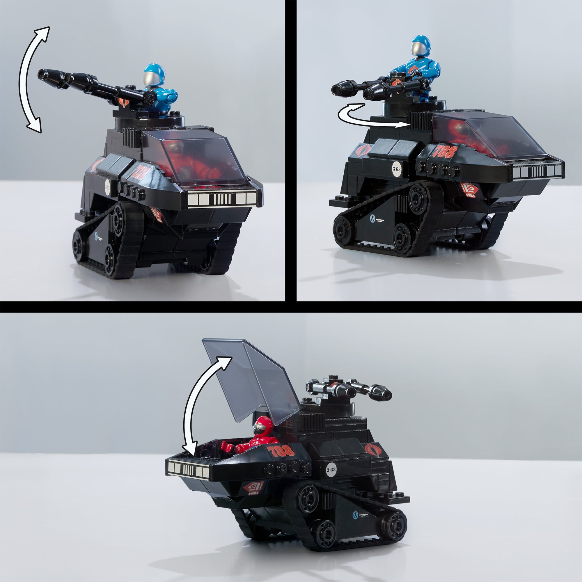 MEGA G.I. JOE Skystriker vs. COBRA H.I.S.S. Building Set - Image 7