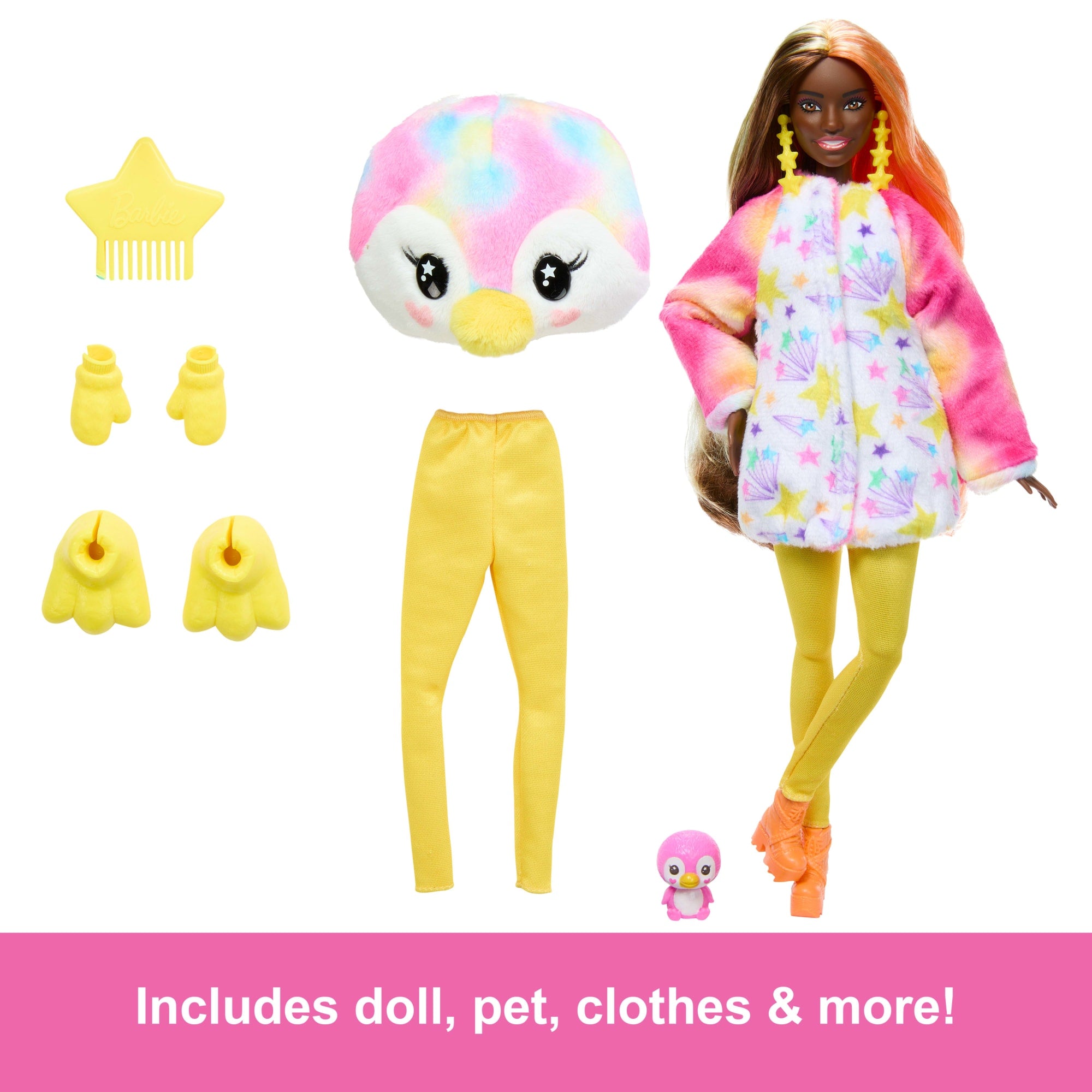 Barbie Cutie Reveal Penguin Doll & Accessories. Color Dream Series With 10 Surprises - Image 5