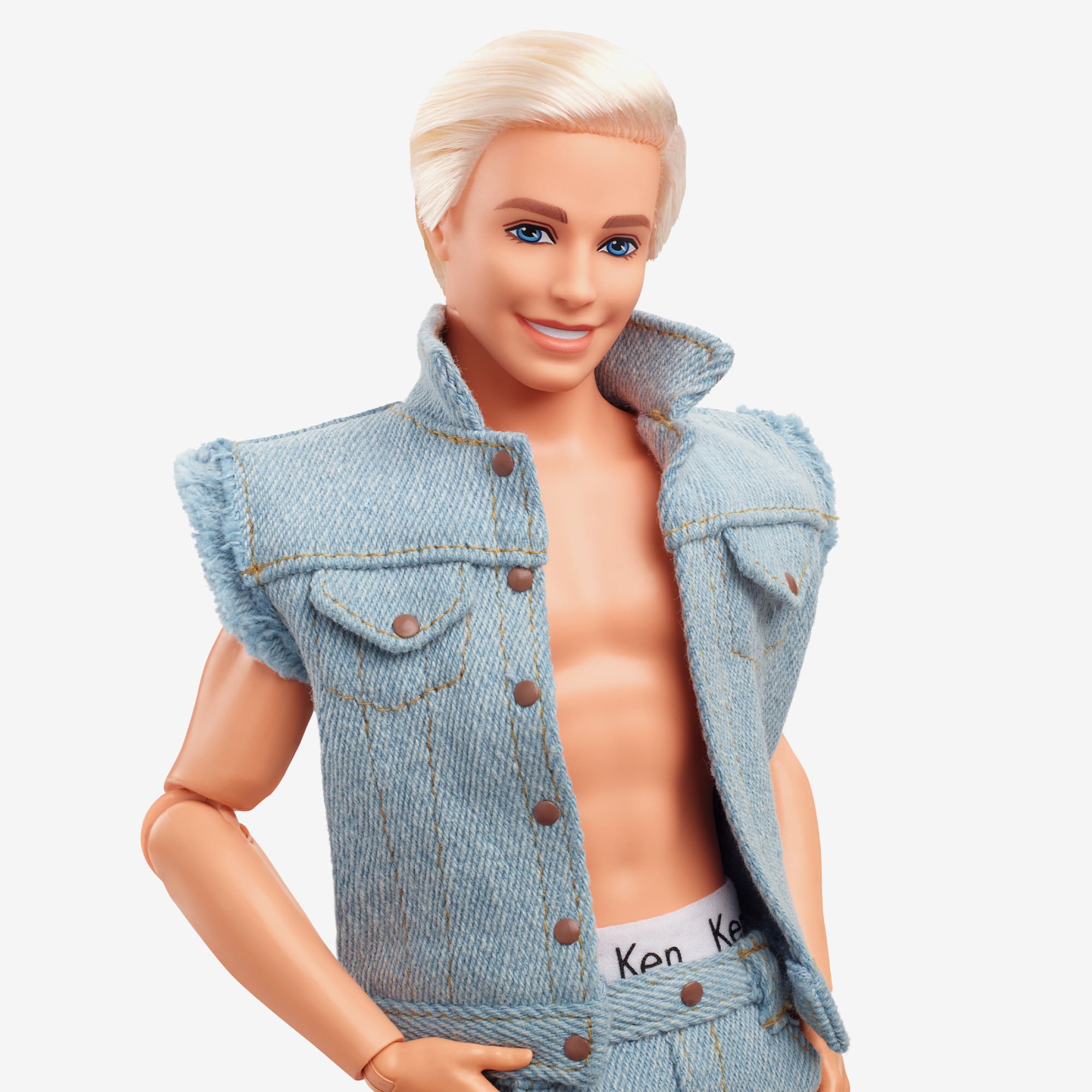 Ken Doll Wearing Denim Matching Set – Barbie The Movie - Image 10