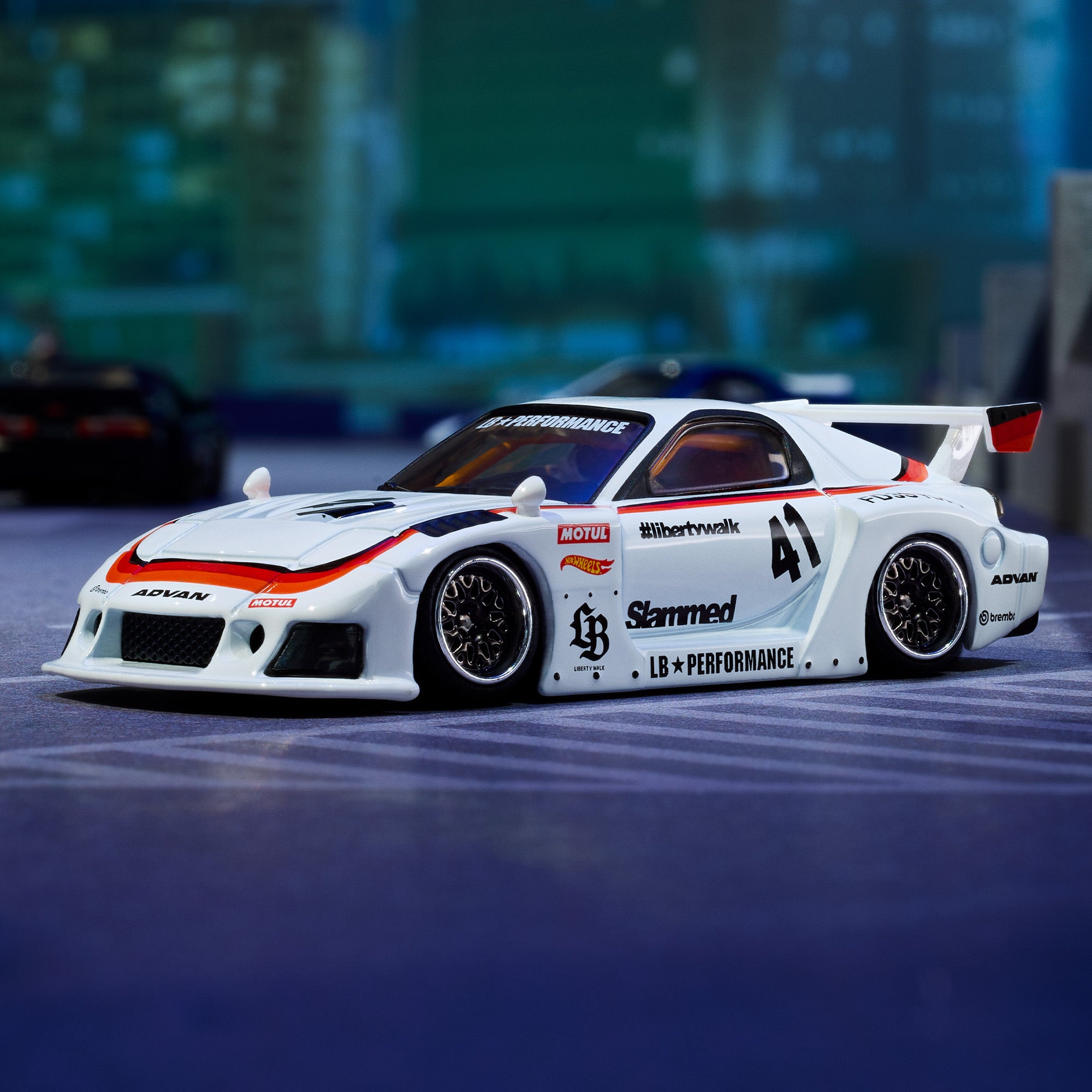 Hot Wheels Elite 64 Mazda RX-7 Liberty Walk - Image 2