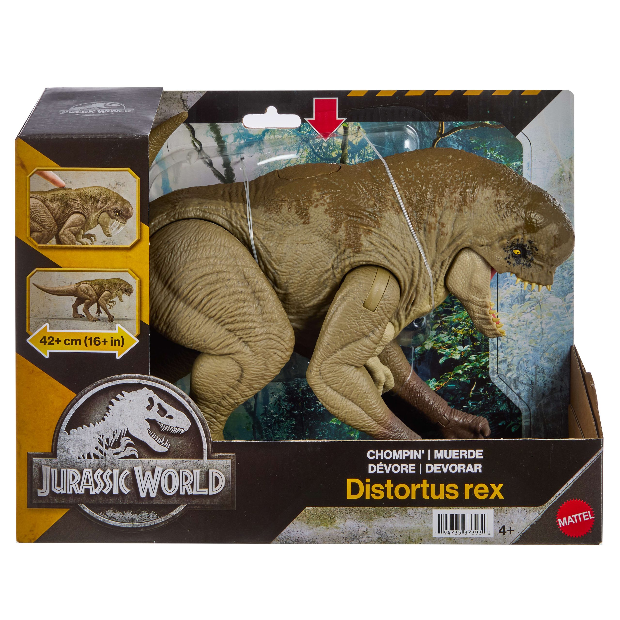 Jurassic World – Figurine Articulée de Dinosaure – Distortus Rex. Dinosaure Méchant de 40.6 Cm Avec Action de Morsure - Image 6