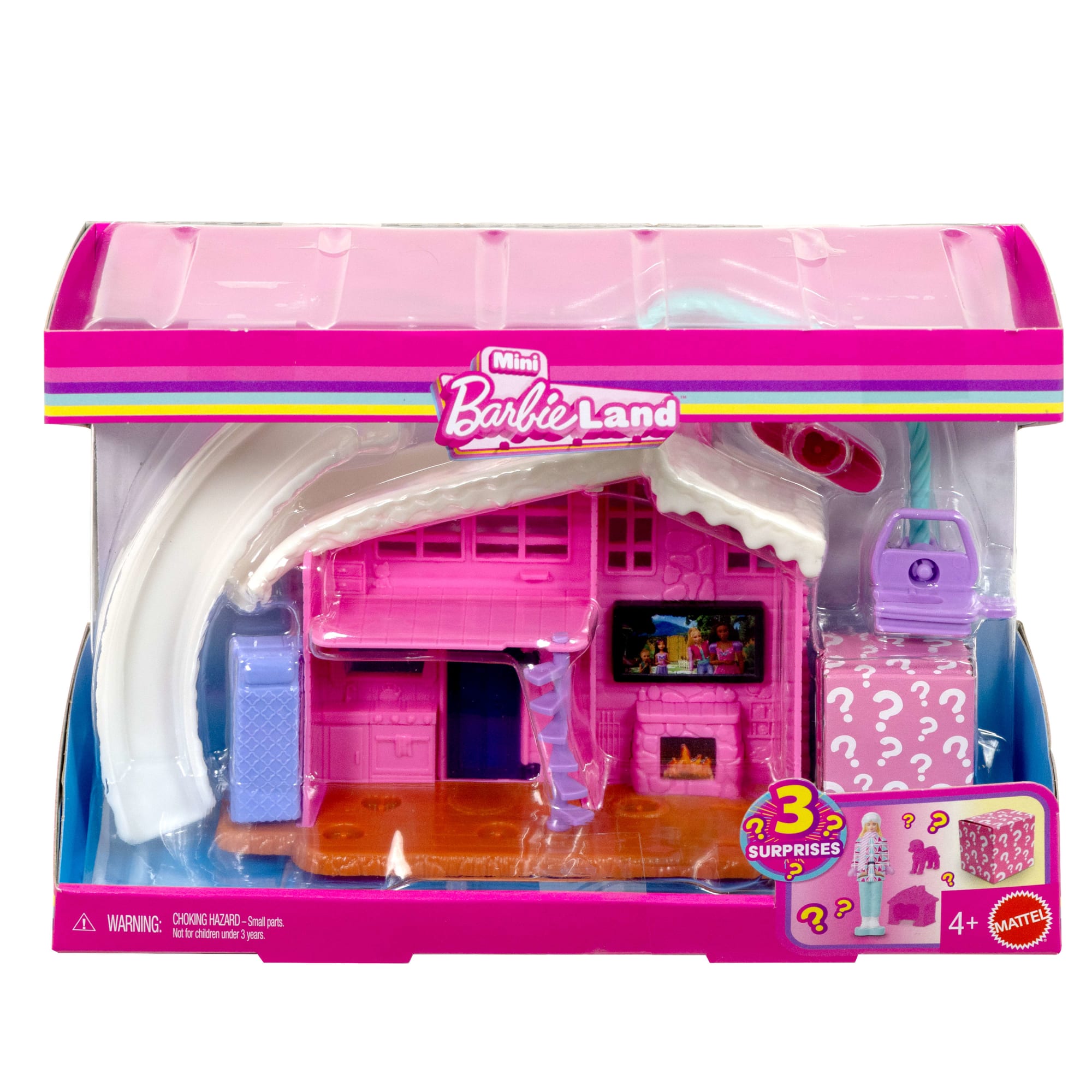 Barbie Mini Barbie Land Doll House Playsets With 1.5-Inch Doll. Furniture & Accessories - Image 5