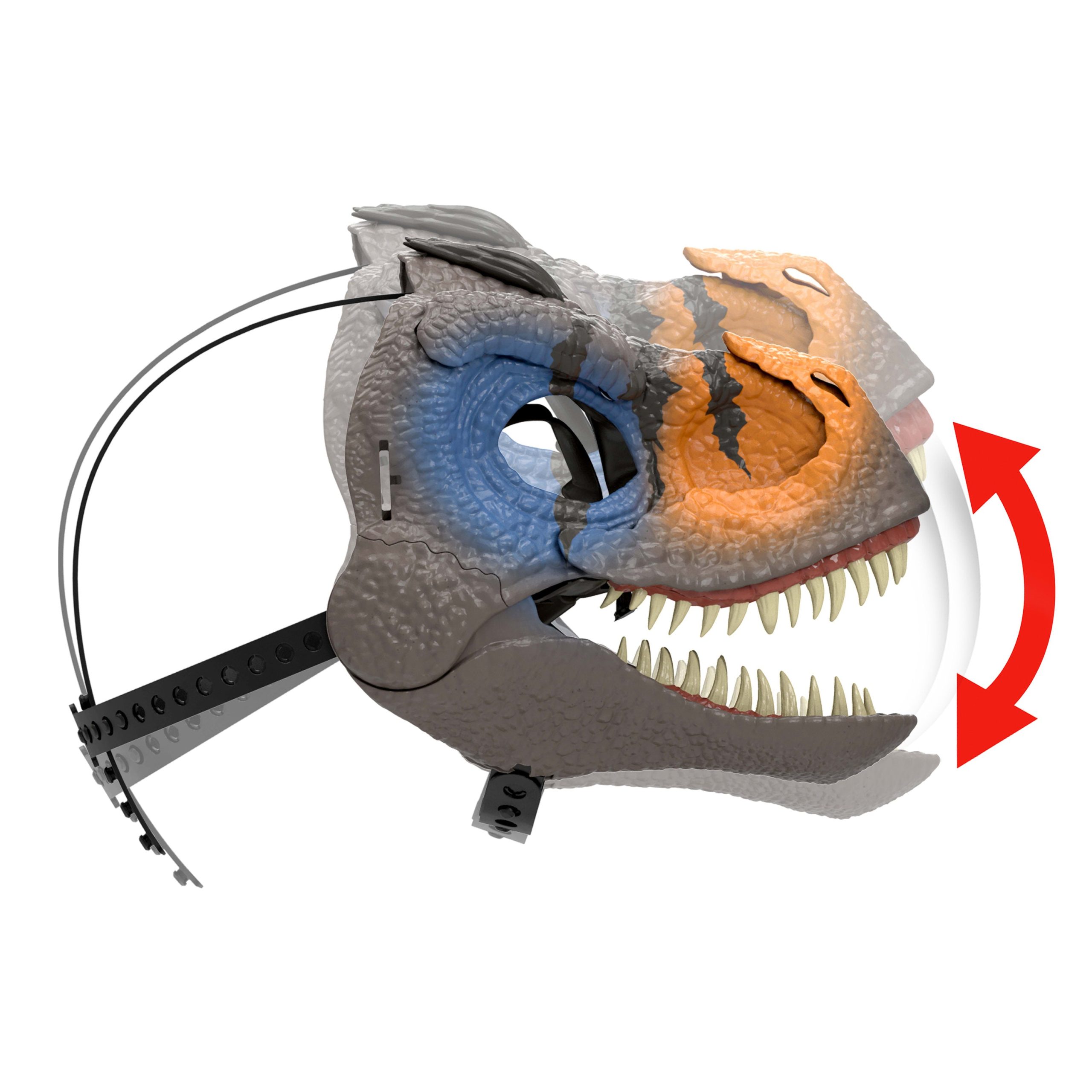 Jurassic World Snarlin Sounds Velociraptor Mask With Roar & Growl Sounds. Dinosaur Head - Image 3