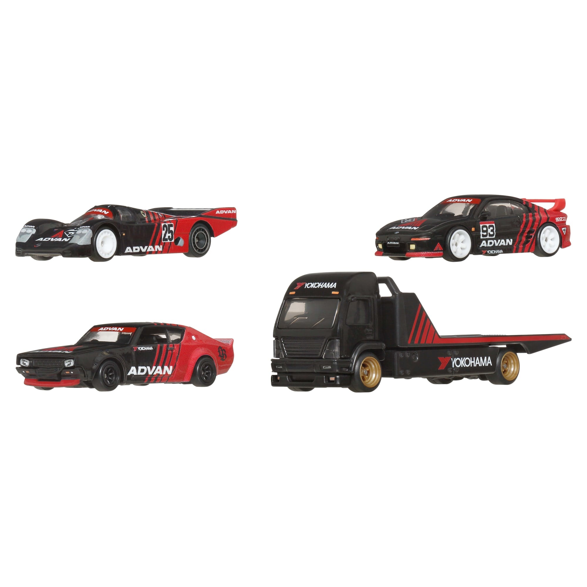 Hot Wheels Premium Collector Display Sets. 3 Cars & 1 Transporter - Image 3