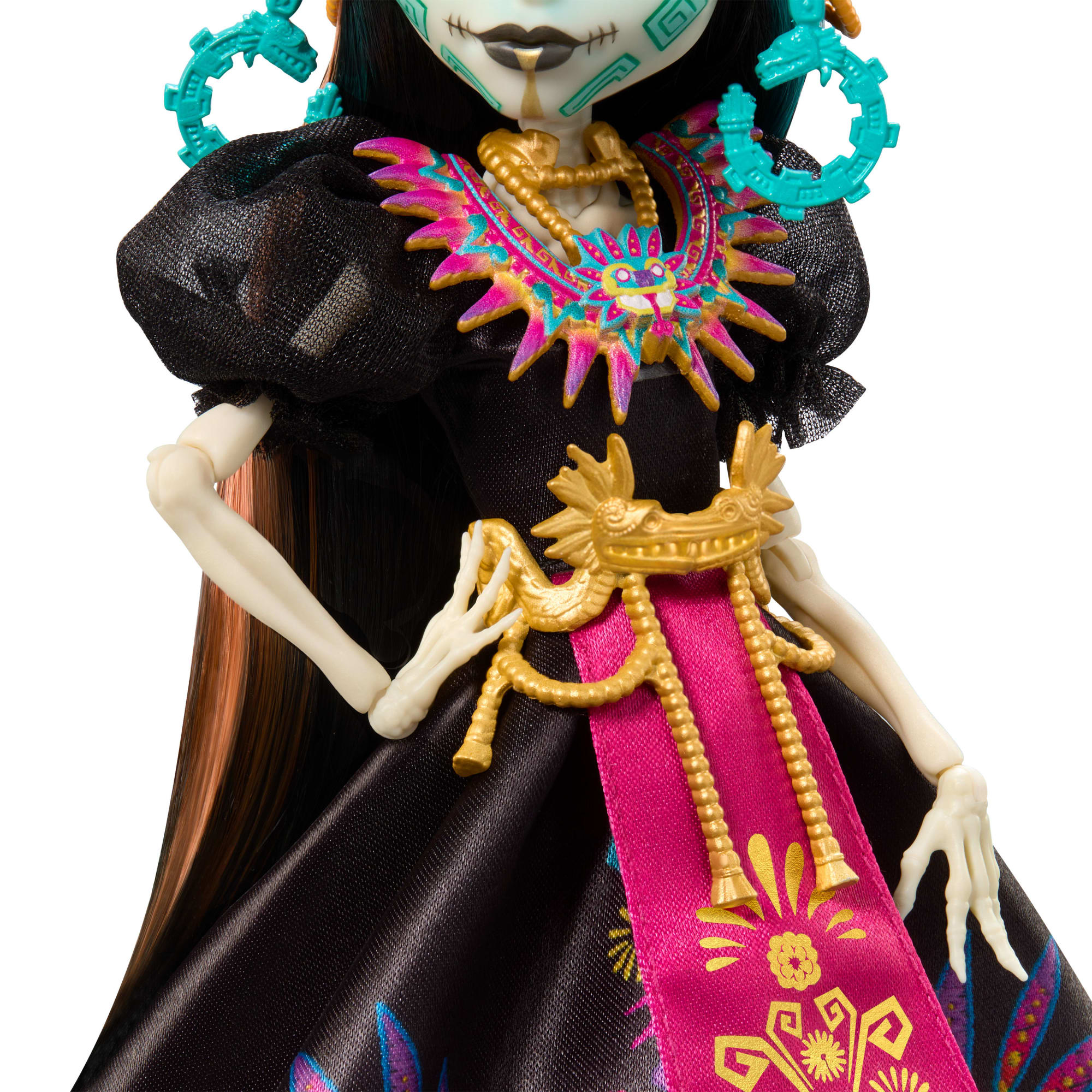 Monster High Skelita Calaveras Collectible Doll. Día De Muertos 2025. Aztec-inspired Gown - Image 4