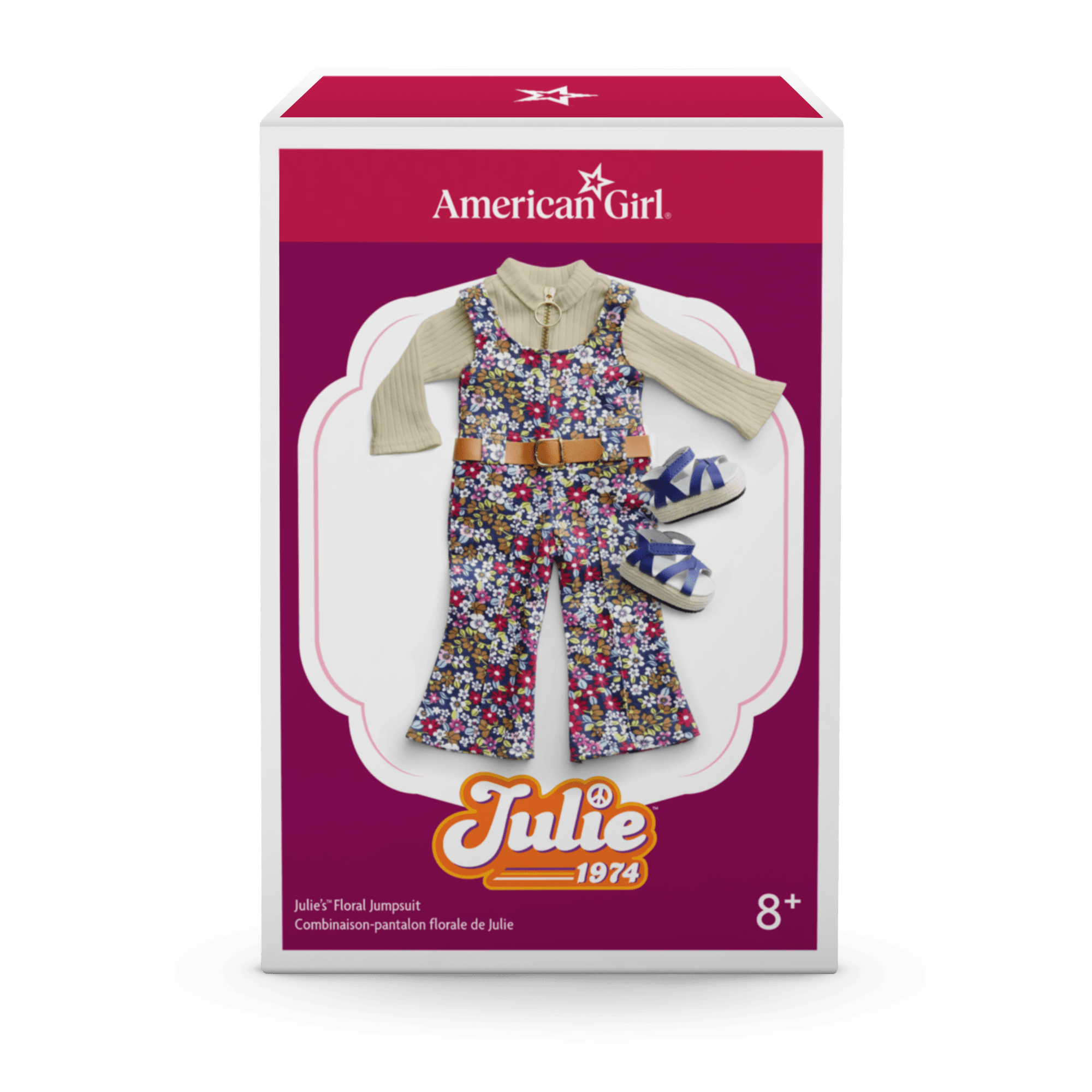 Julie's™ Floral Jumpsuit for 18-inch Dolls (Historical Characters) - Image 7