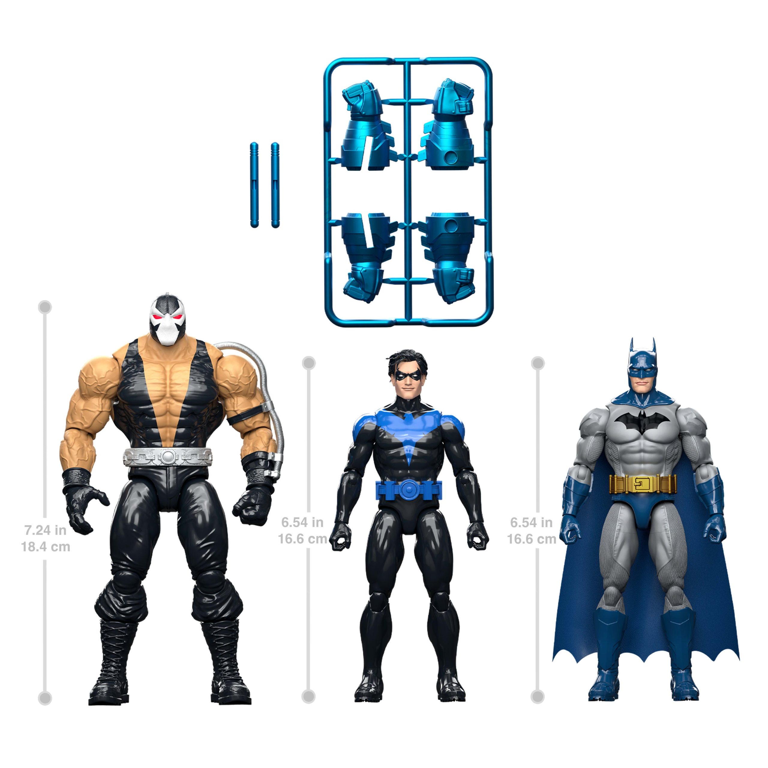 DC Premier Batman & Nightwing vs. Bane 3-Pack Action Figure - Image 5