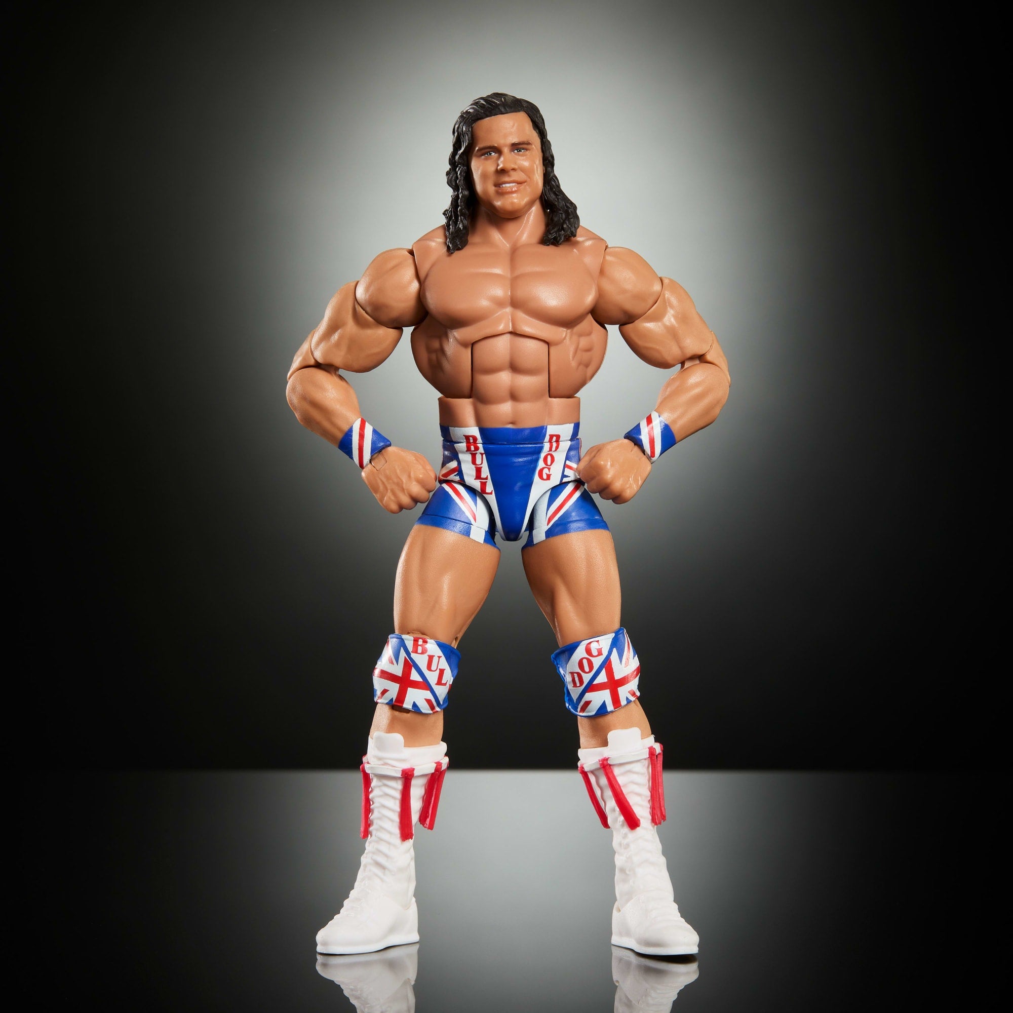 WWE Elite Legends British Bulldog Action Figure - Image 3