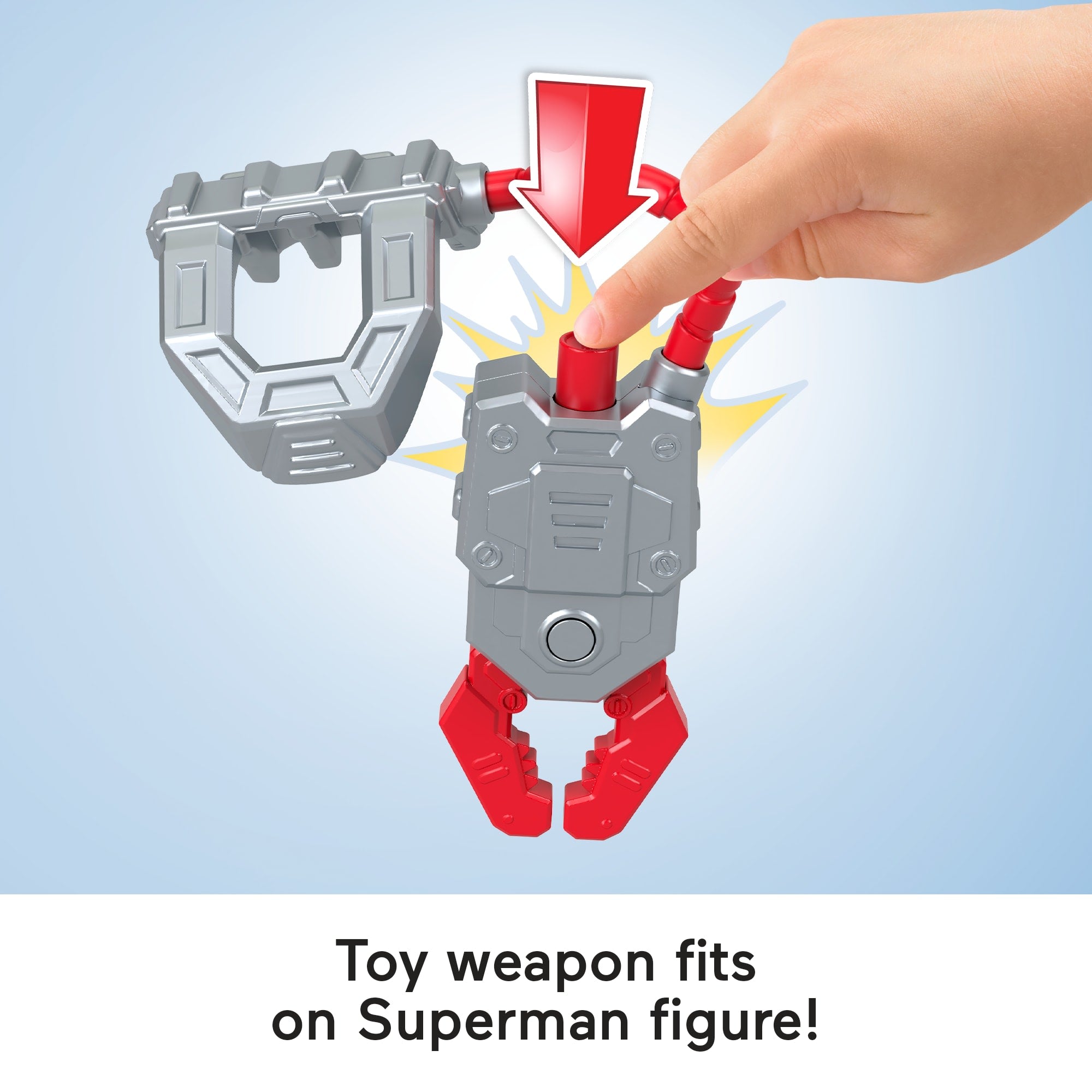 Fisher-Price Imaginext DC Super Friends Metal Force Superman Action Figures & Accessory Set - Image 3