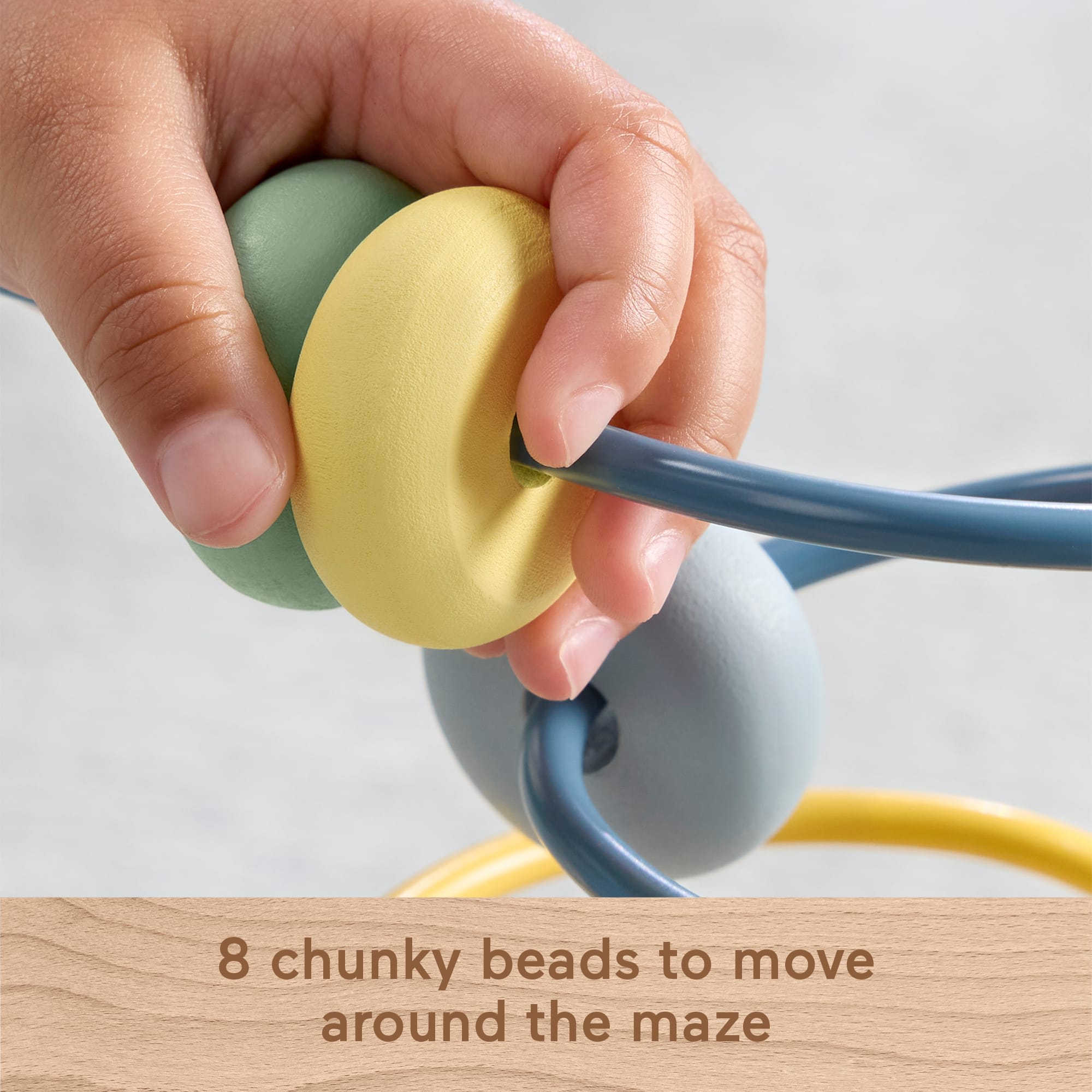 Fisher-Price Wooden Bead Maze. Animal-Themed Baby & Toddler Fine Motor Activity Toy - Image 4
