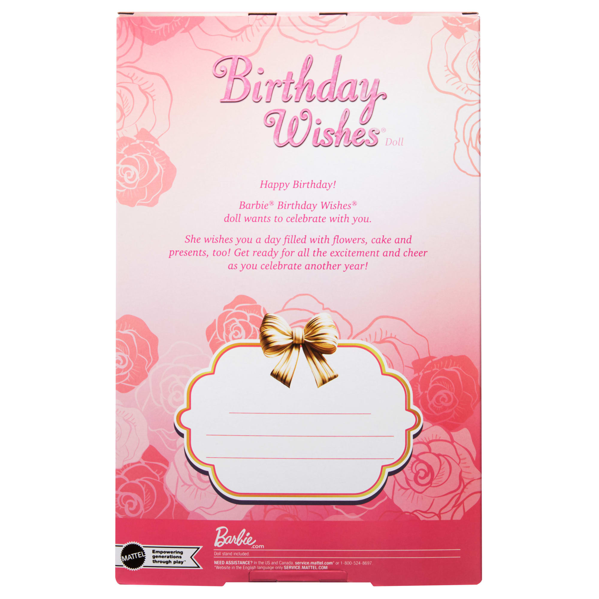 Barbie Signature Birthday Wishes Doll. Collectible Fashion Doll in Satiny. Pink Dress - Image 6