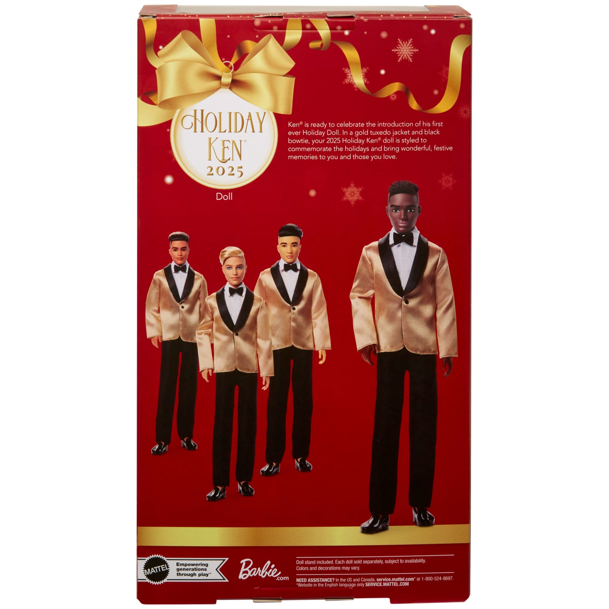 Barbie Ken Poupée Joyeux Noël 2025 - Image 6
