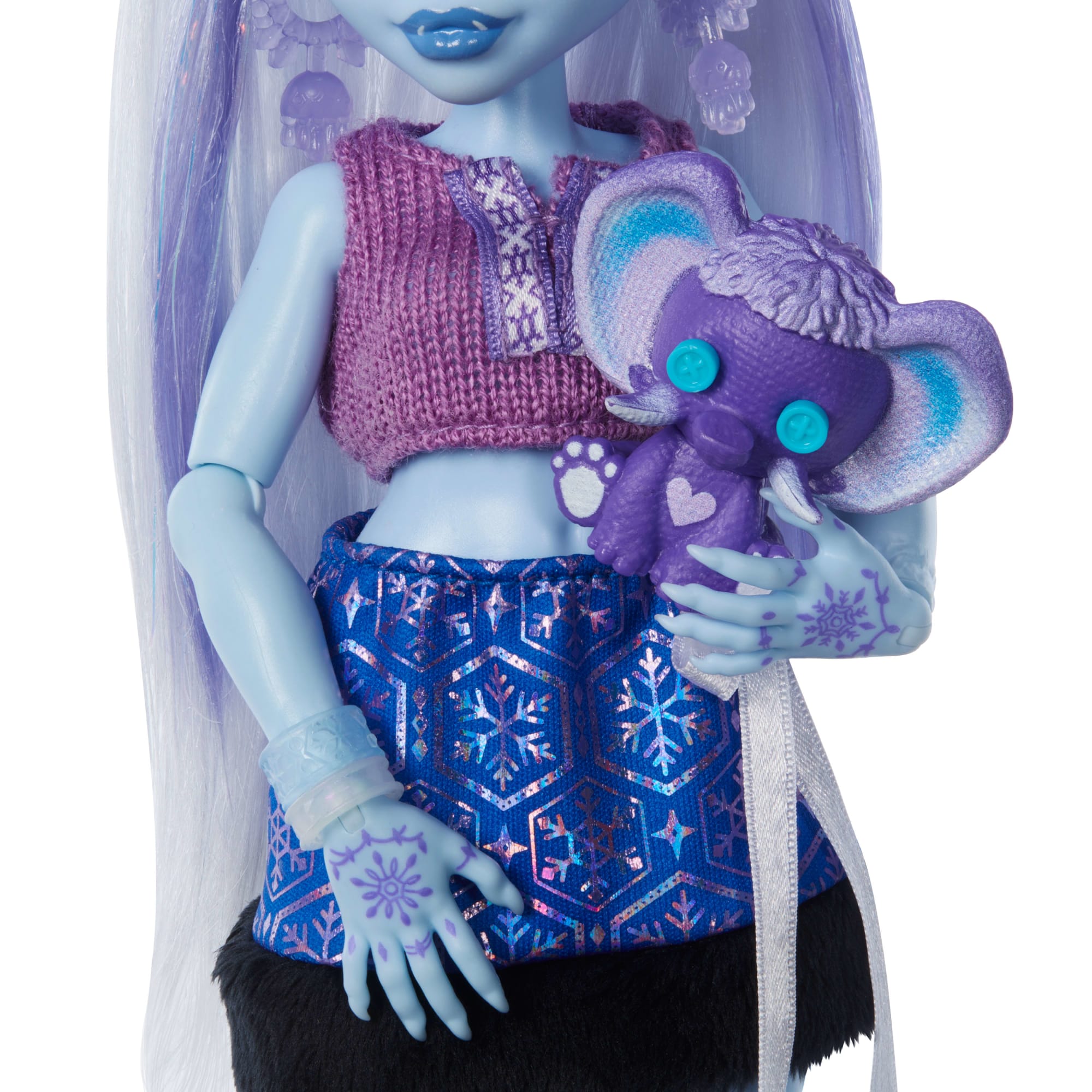 Monster High Self-Scare Secrets Abbey Bominable Fashion Doll With 13 Realistic Accessories - Image 5