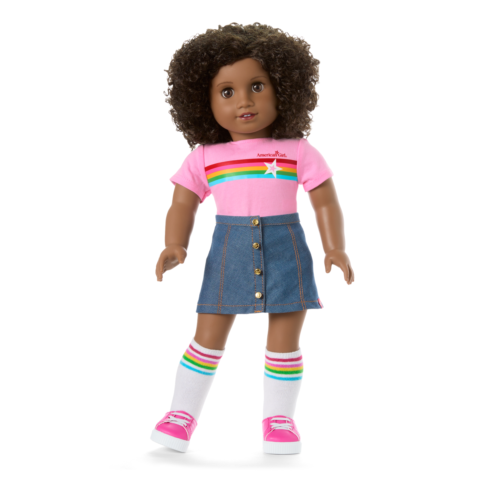 Truly Me™ 18-inch Doll #112 with curly dark-brown hair - Image 10