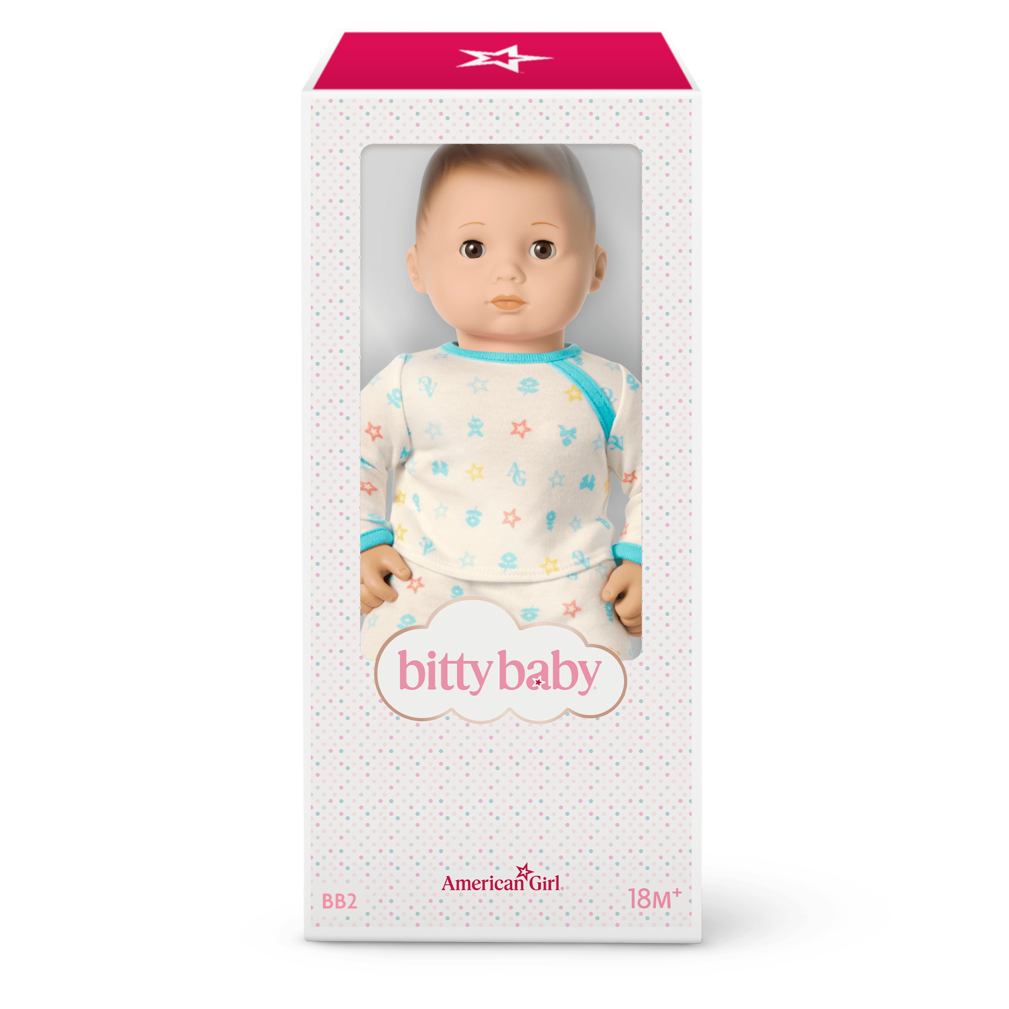 Bitty Baby® Doll #2 with brown hair in Pastel Blue - Image 8