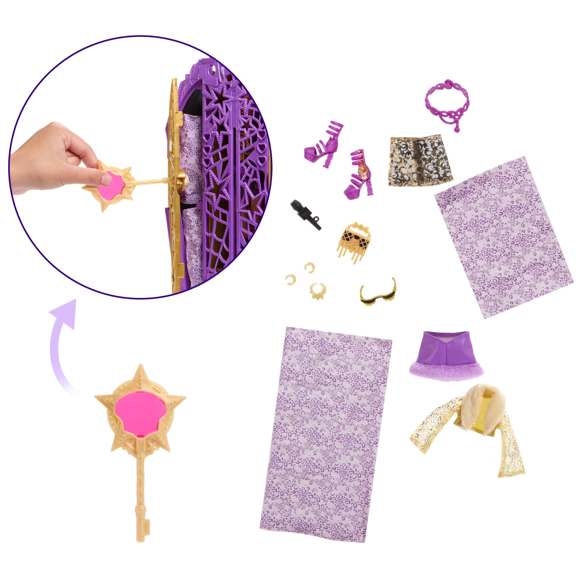 Monster High Boneca Skulltimate Hauntlywood Clawdeen - Image 4