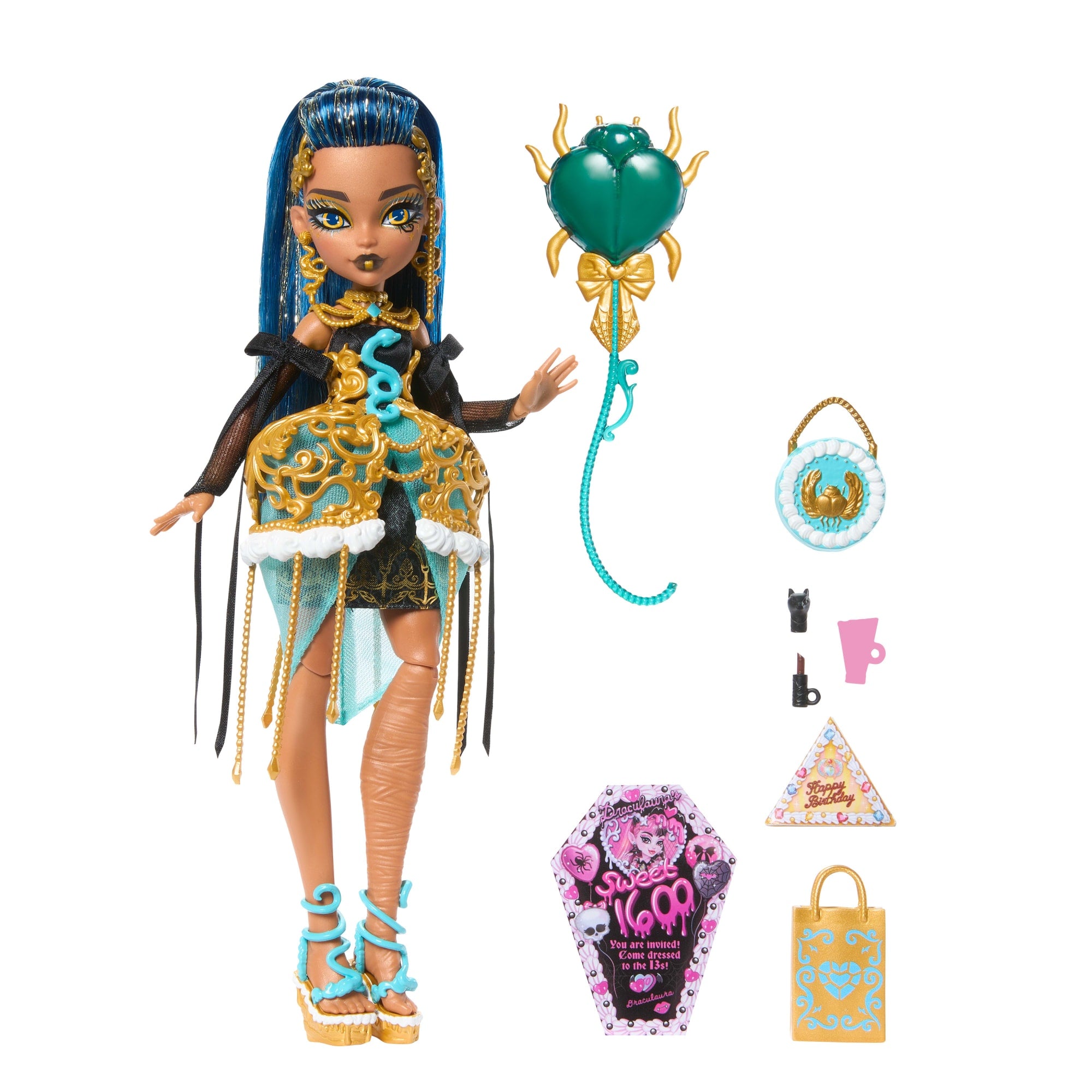 Monster High Muñeca Cumpleaños Draculaura 1600 Sorpresa - Image 5