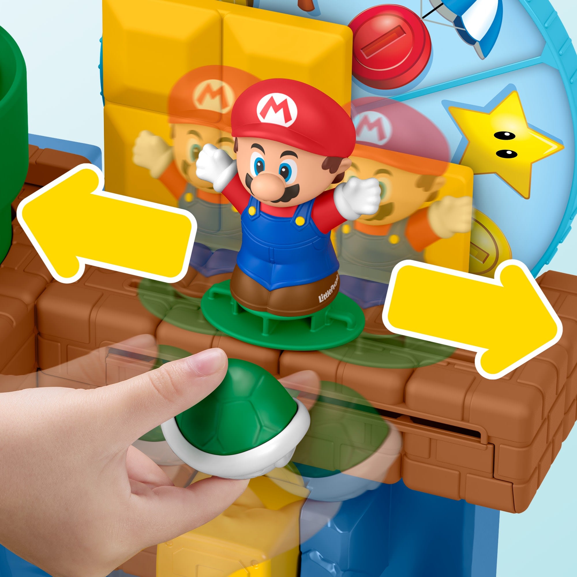 Coffret de Jeu Aventures de Mario My Mario Little People de Fisher-Price Avec 6 Figurines Pour Le Jeu Musical des Tout-Petits - Image 4