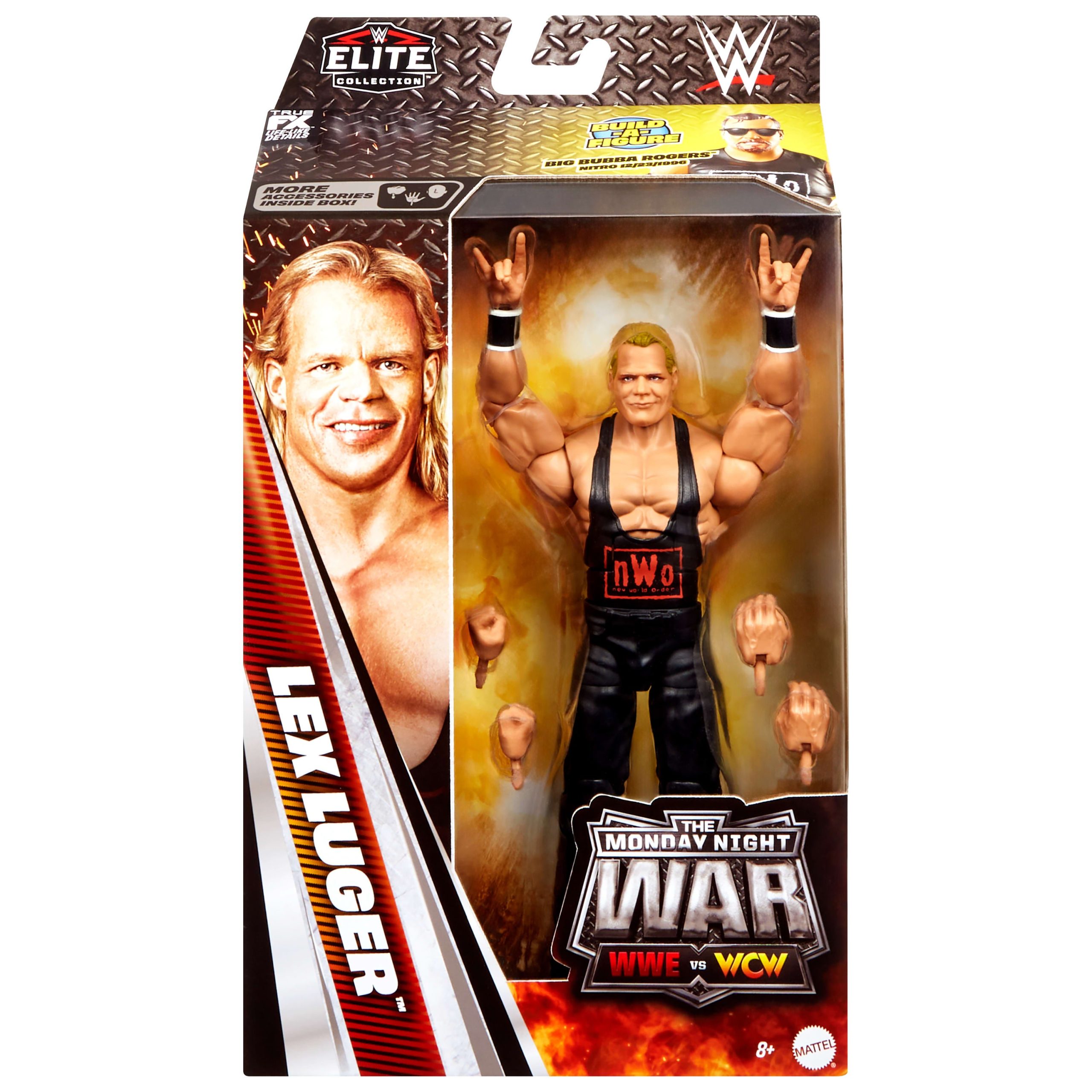 WWE Monday Night War Elite Collection Lex Luger Action Figure - Image 7