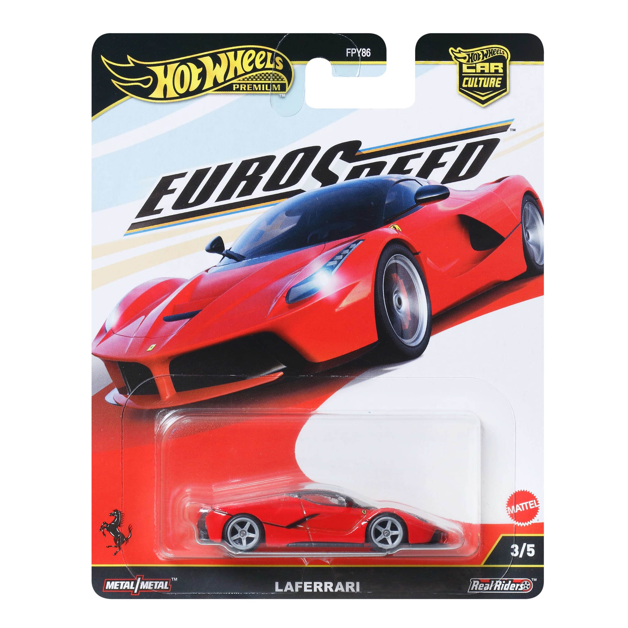 Hot Wheels Car Culture EuroSpeed Premium LaFerrari - Image 7