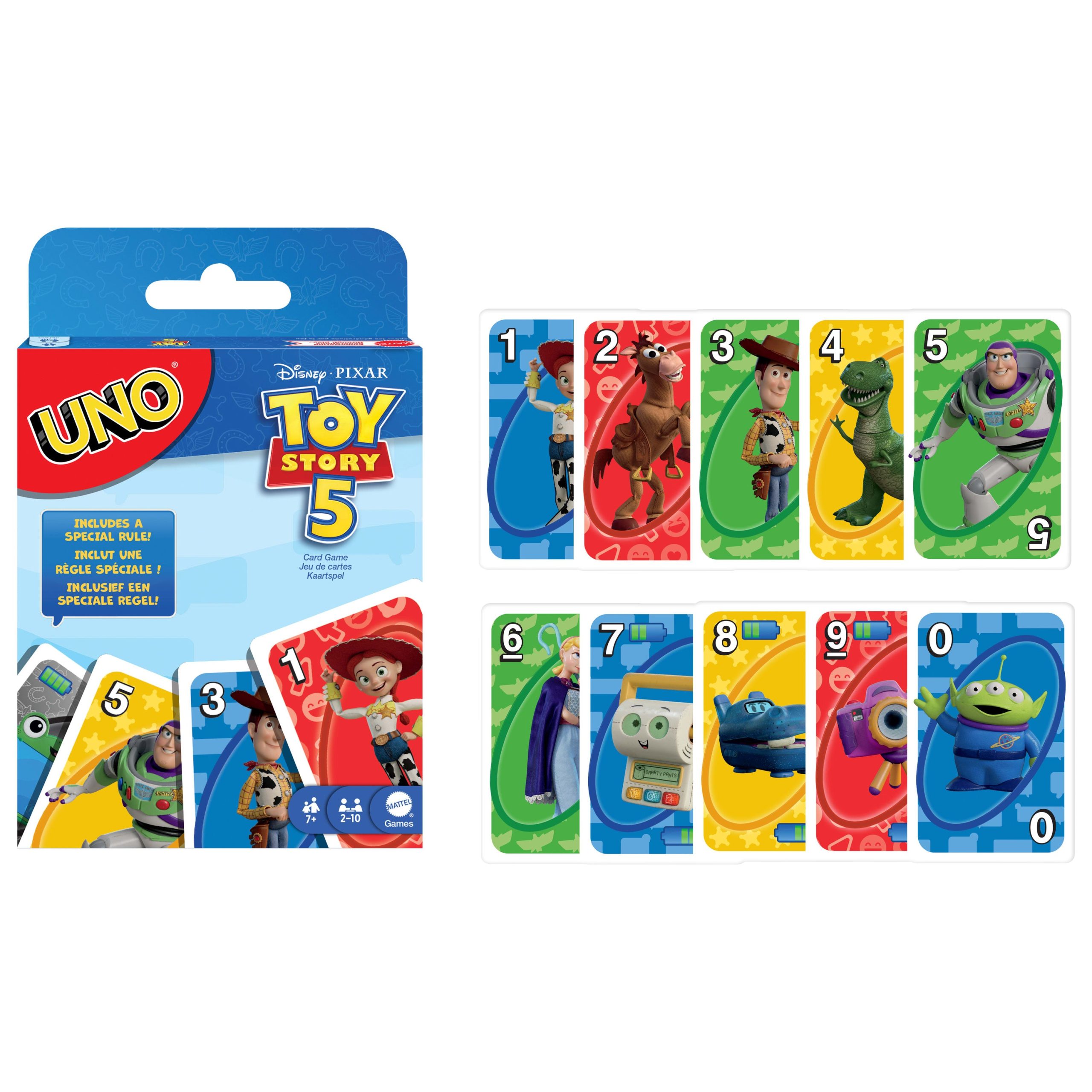 UNO Disney And Pixar Toy Story 5 Card Game For Kid. Adult & Family Nights. Deck Inspired By The Movie - Image 6