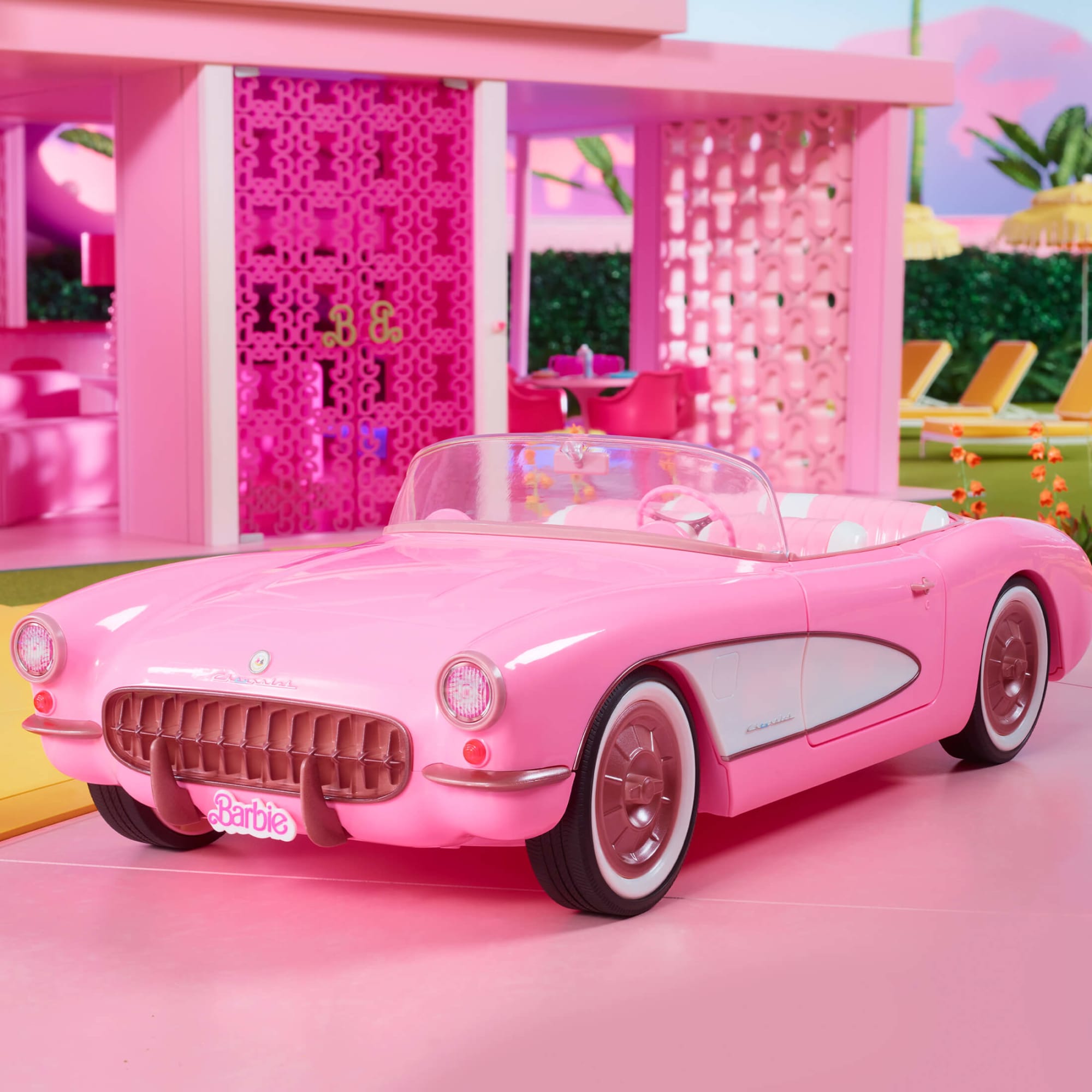 Barbie The Movie Pink Corvette Convertible - Image 9