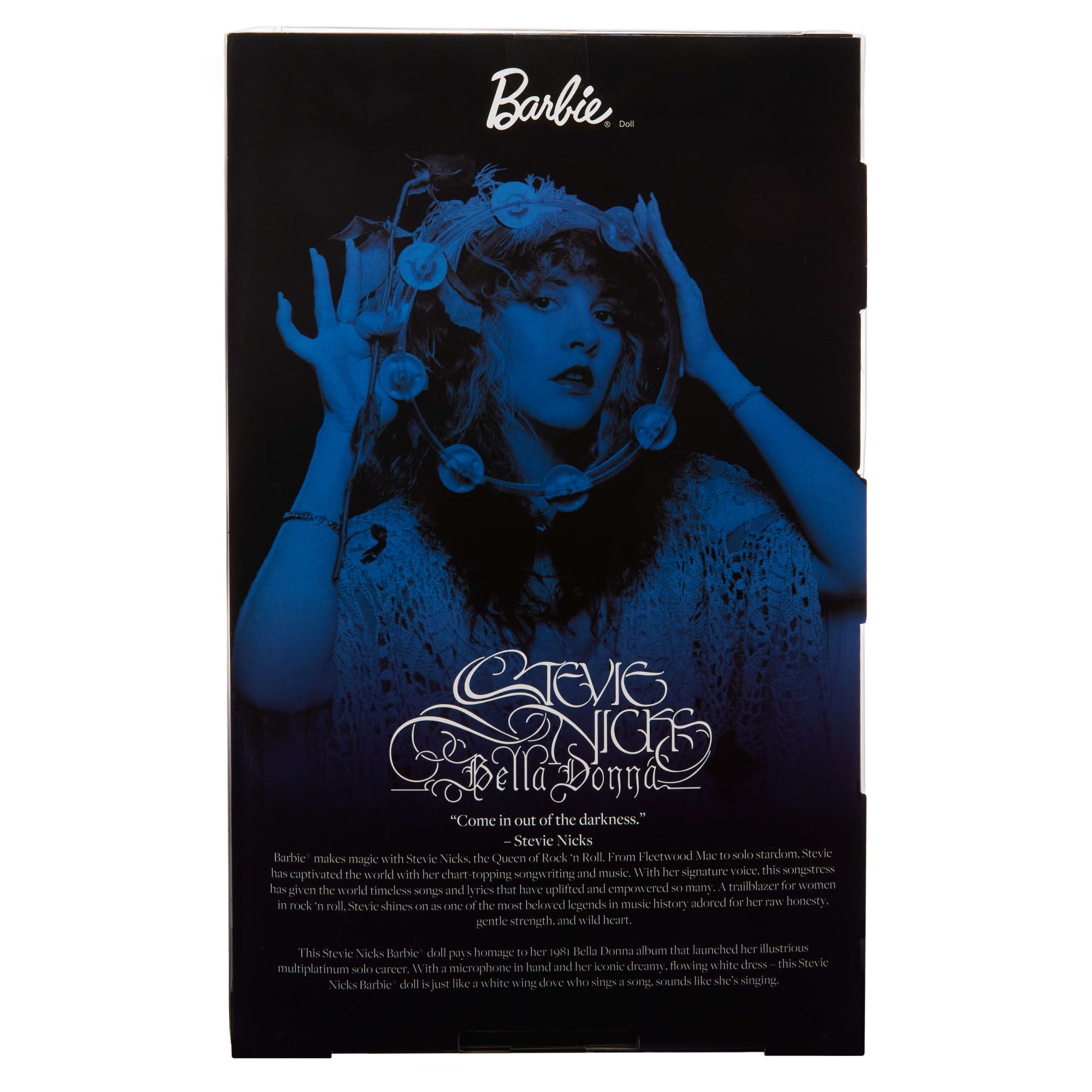 Barbie Signature Stevie Nicks Bella Donna Collector Doll With Flowing White Dress & Accessories - Image 6