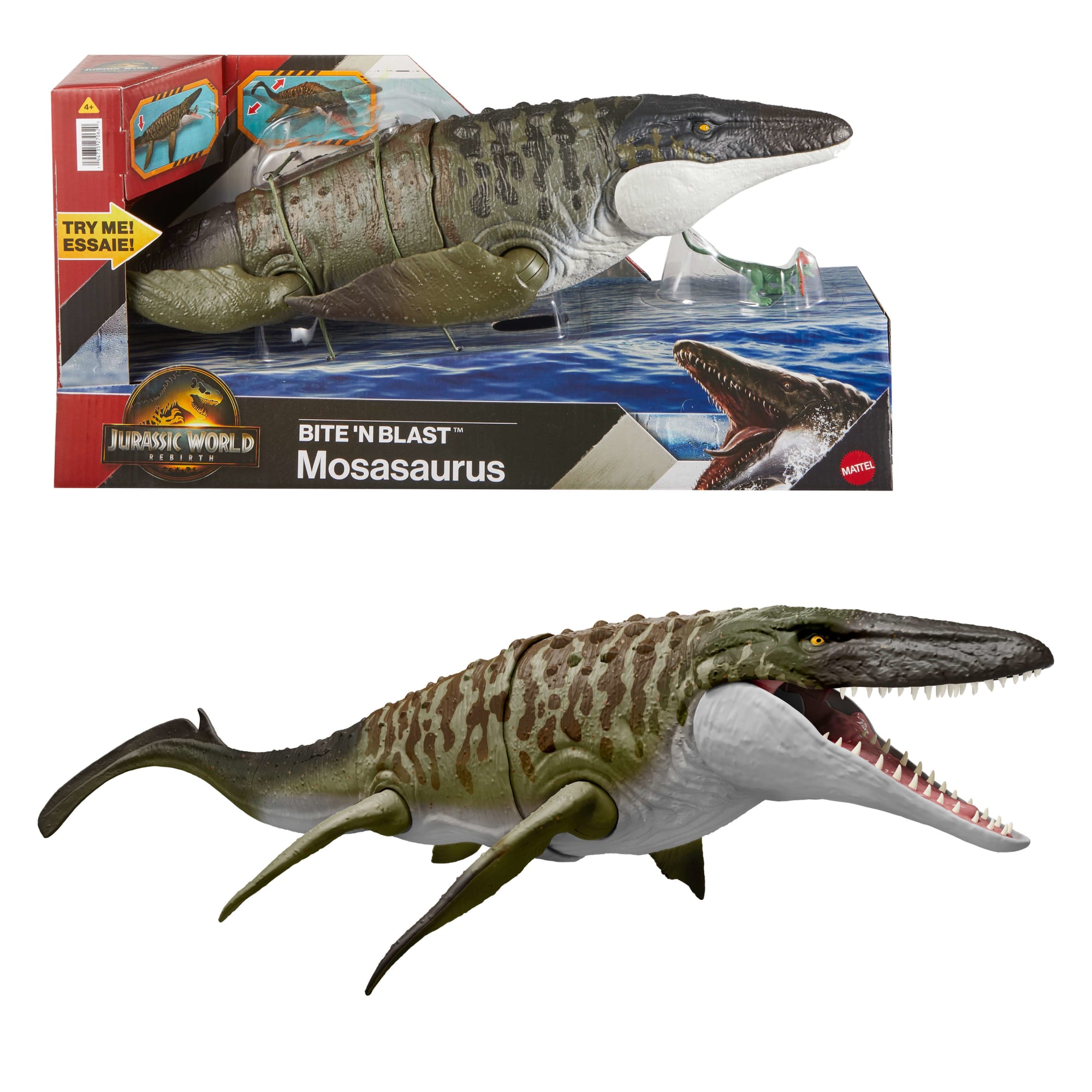 Jurassic World-Figurine Articulée Mosasaurus-Dinosaure