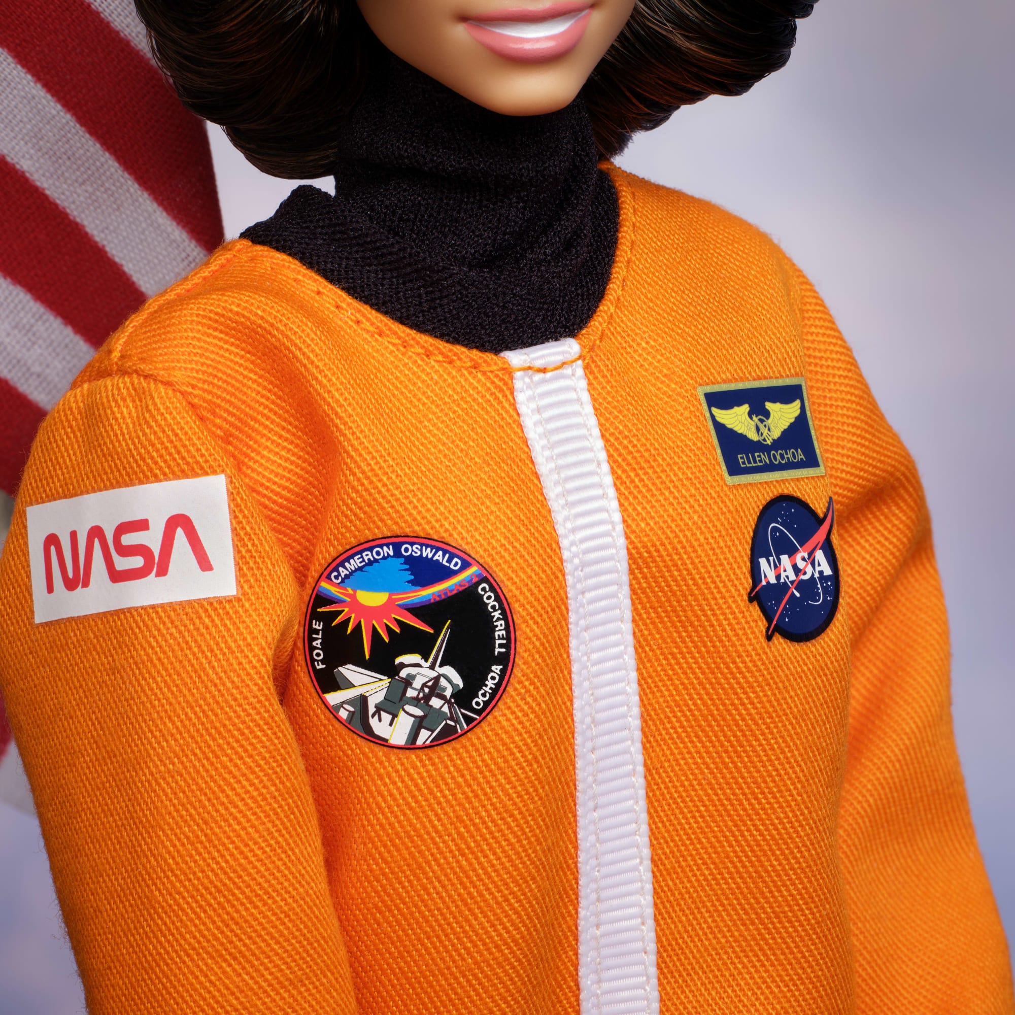 Barbie Signature Inspiring Women Ellen Ochoa Fashion Doll Collectible. Astronaut Suit & Accessories - Image 4