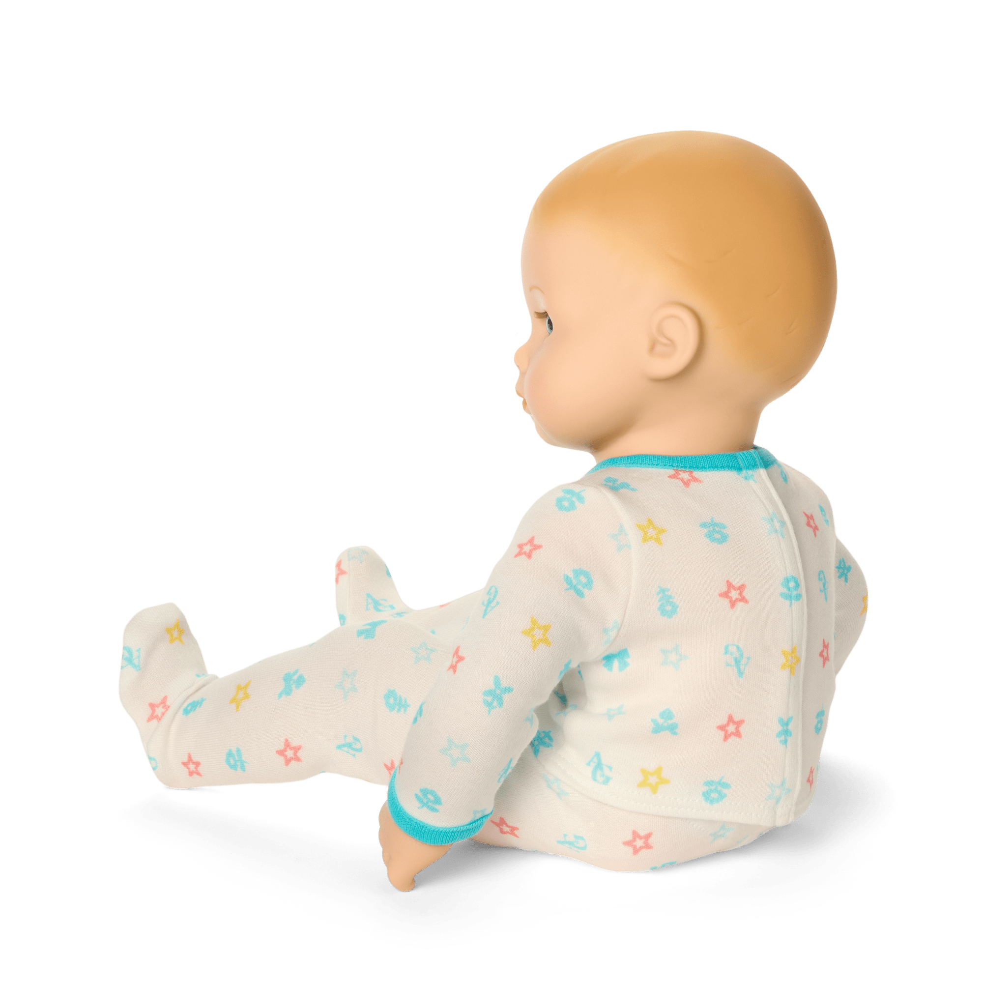 Bitty Baby® Doll #3 with blonde hair in Pastel Blue - Image 4
