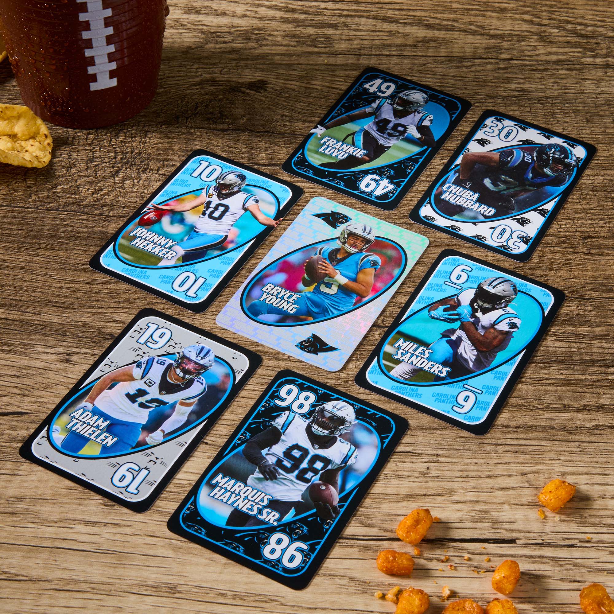 UNO Fandom NFL Carolina Panthers Game Deck - Image 4