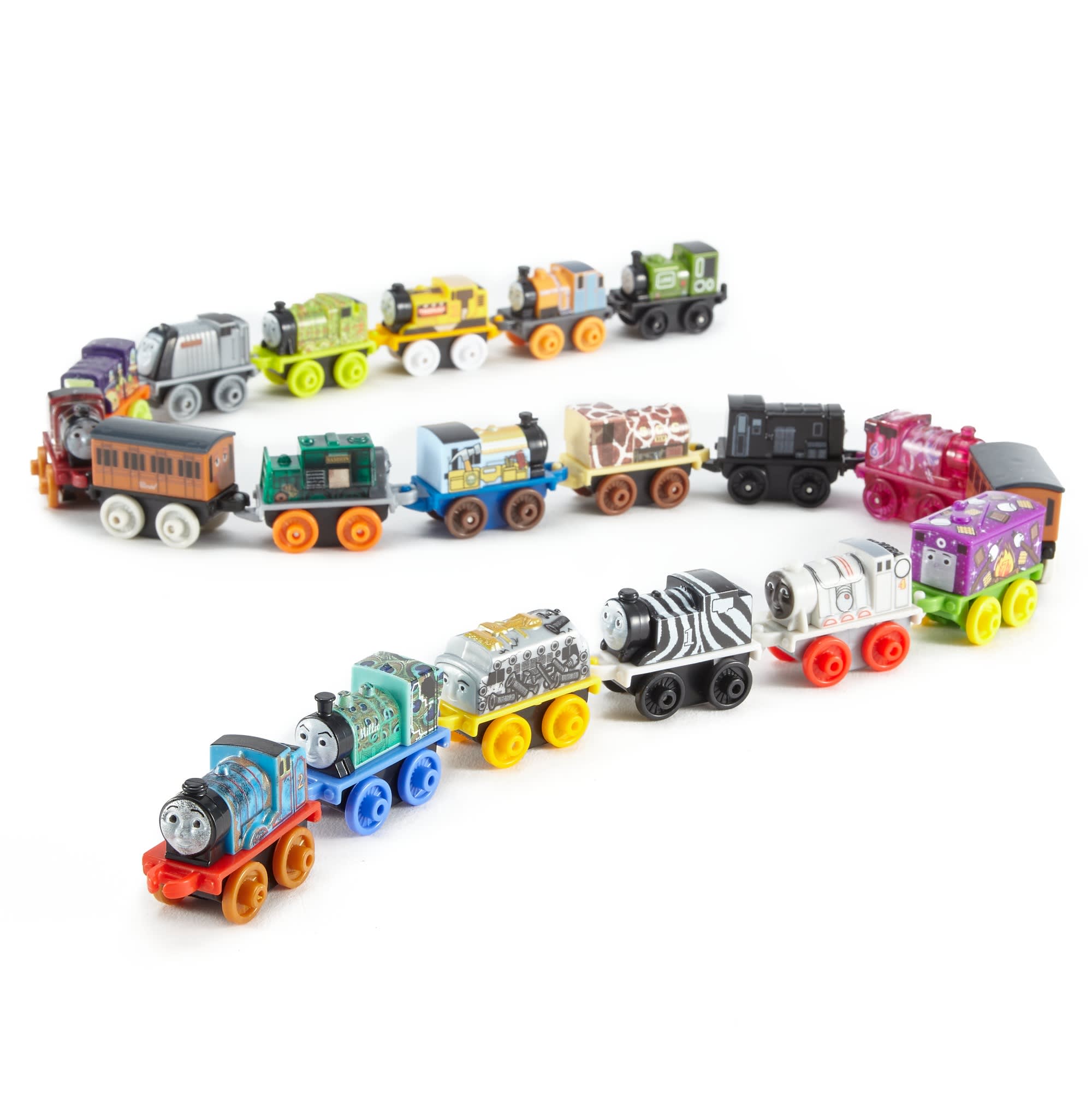 Thomas & Friends Minis Toy Train Pack. 20 Miniature Engines And Railway Vehicles For Preschool Kids - Image 3