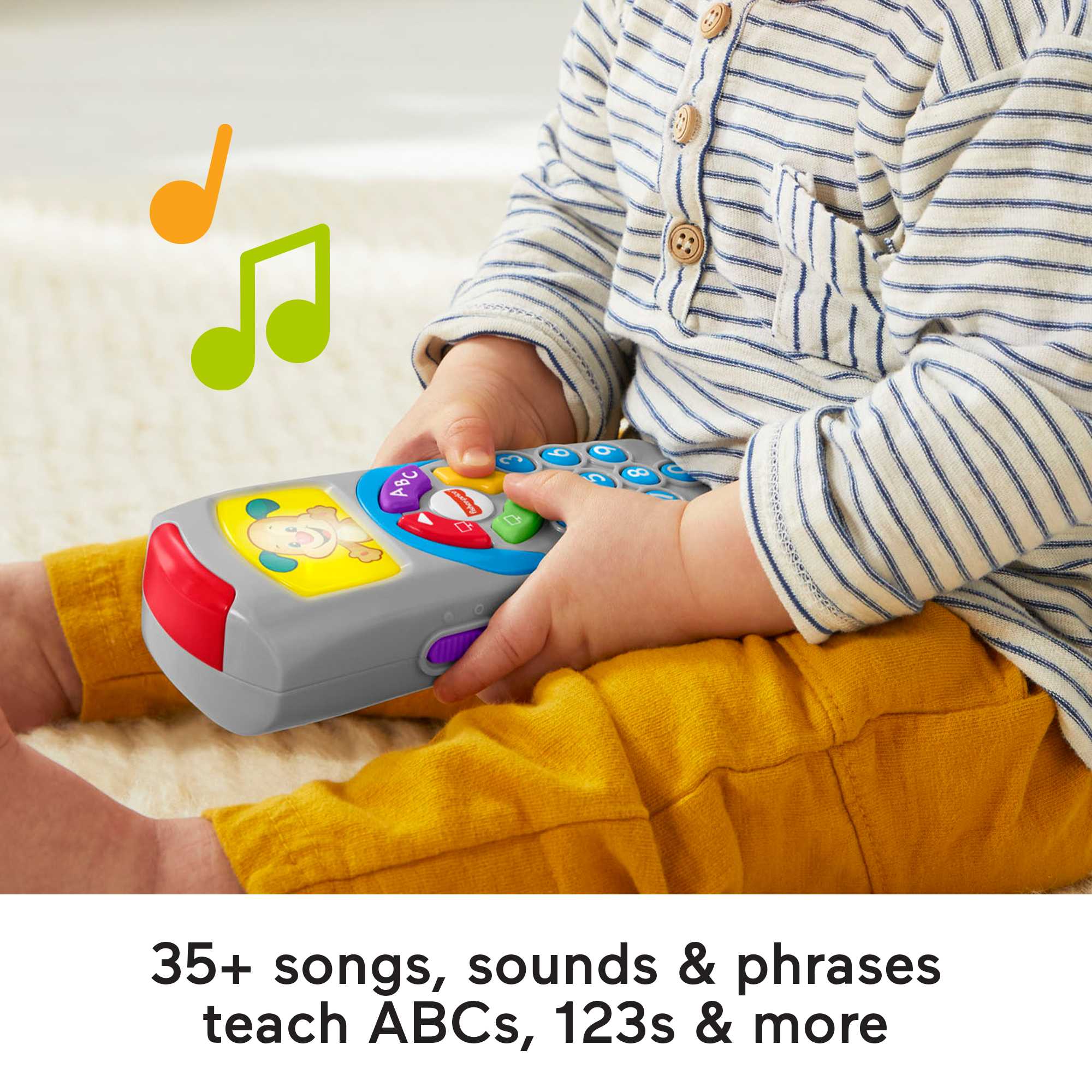 Fisher-Price Laugh & Learn Puppy's Remote Baby & Toddler Learning Toy With Music & Lights - Image 3