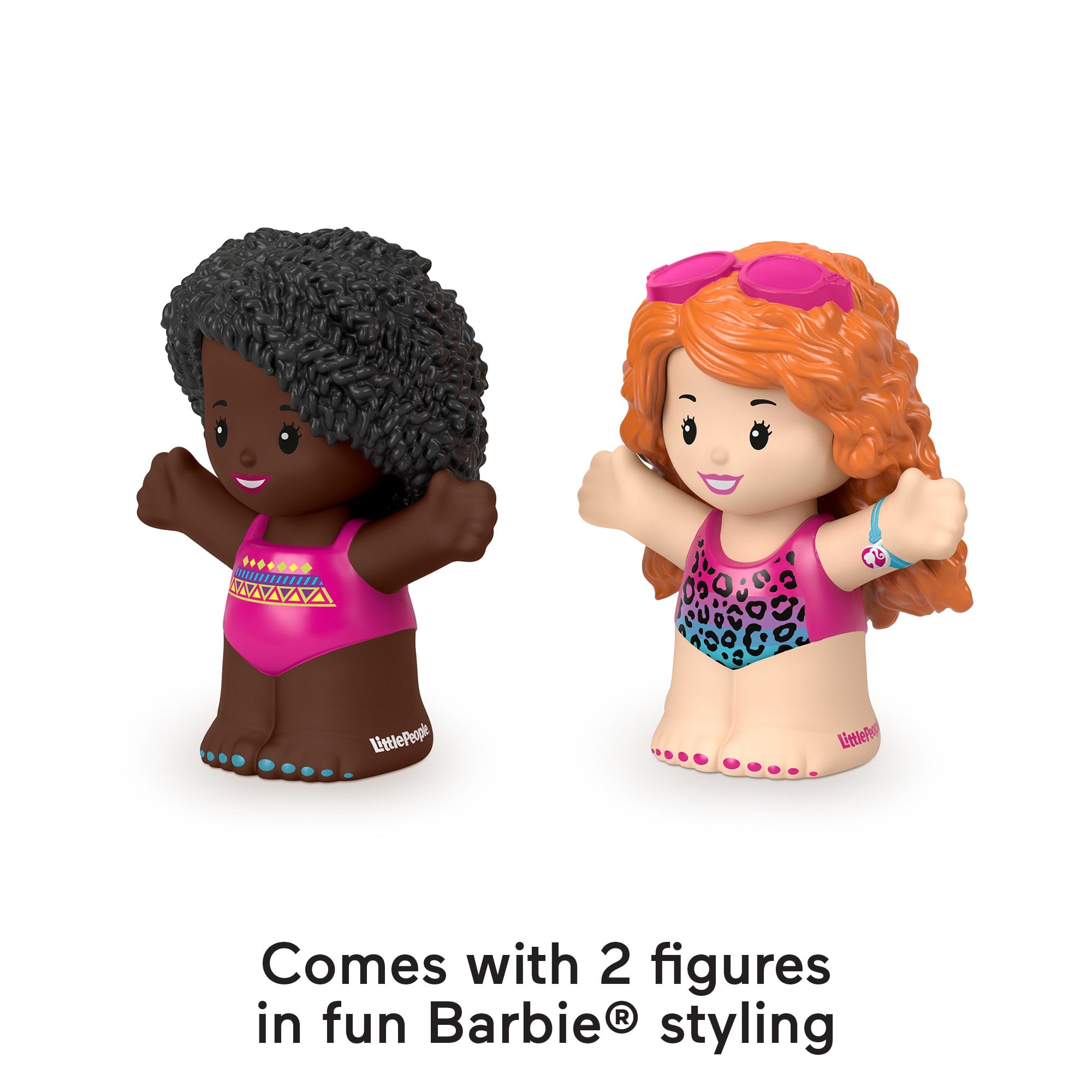 Fisher-Price Little People Barbie Swimming Figure Pack. 2 Characters For Toddlers - Image 3