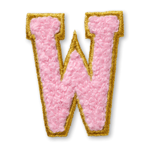 AG™ Letter W Stick-On Patch