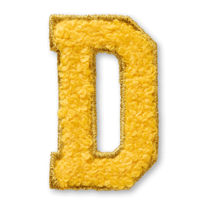 AG™ Letter D Stick-On Patch